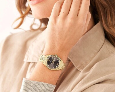 Foto 6 | Reloj Fossil ES5206 Dorado