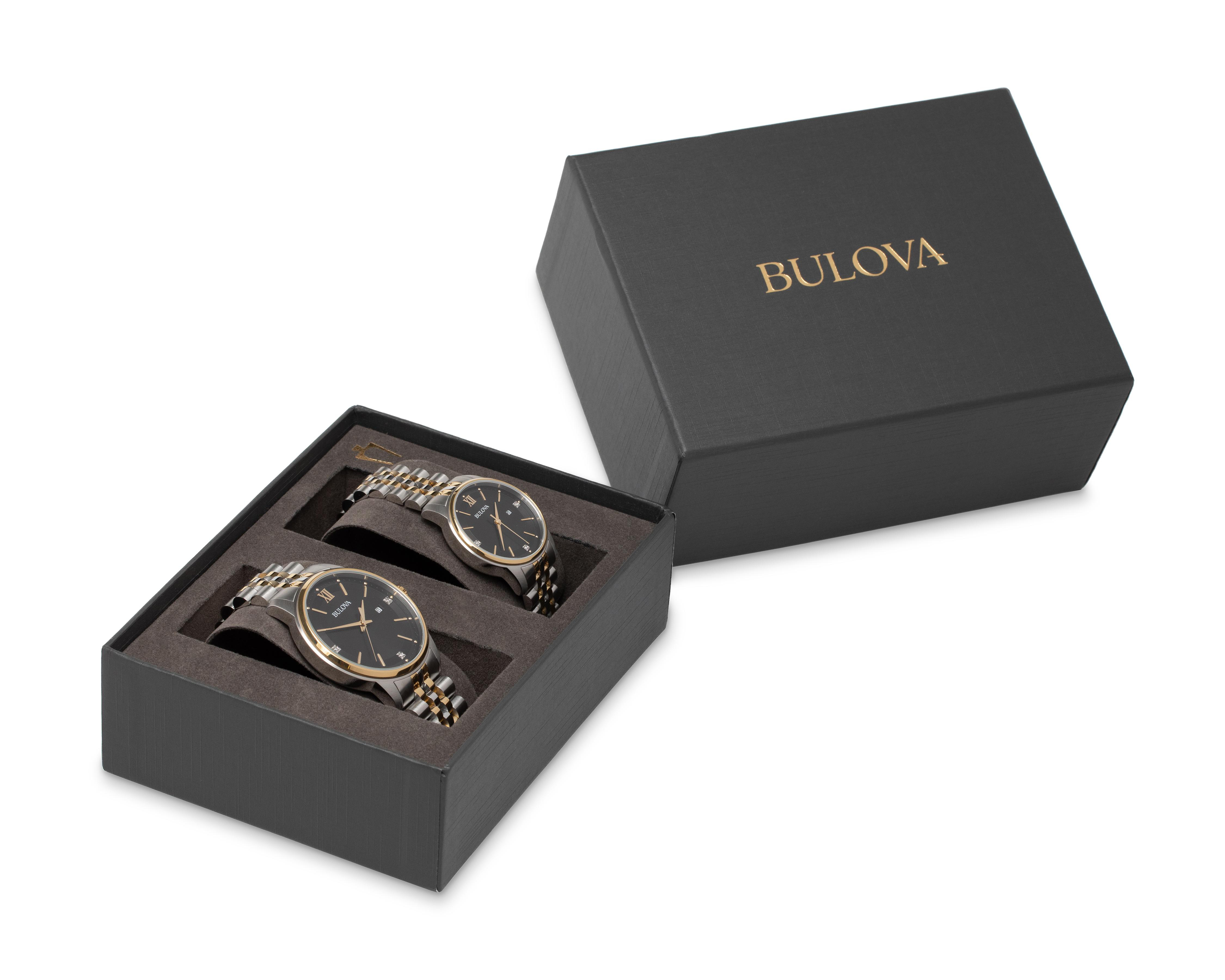 Foto 11 pulgar | Set de Relojes Bulova 98X125 Plateados