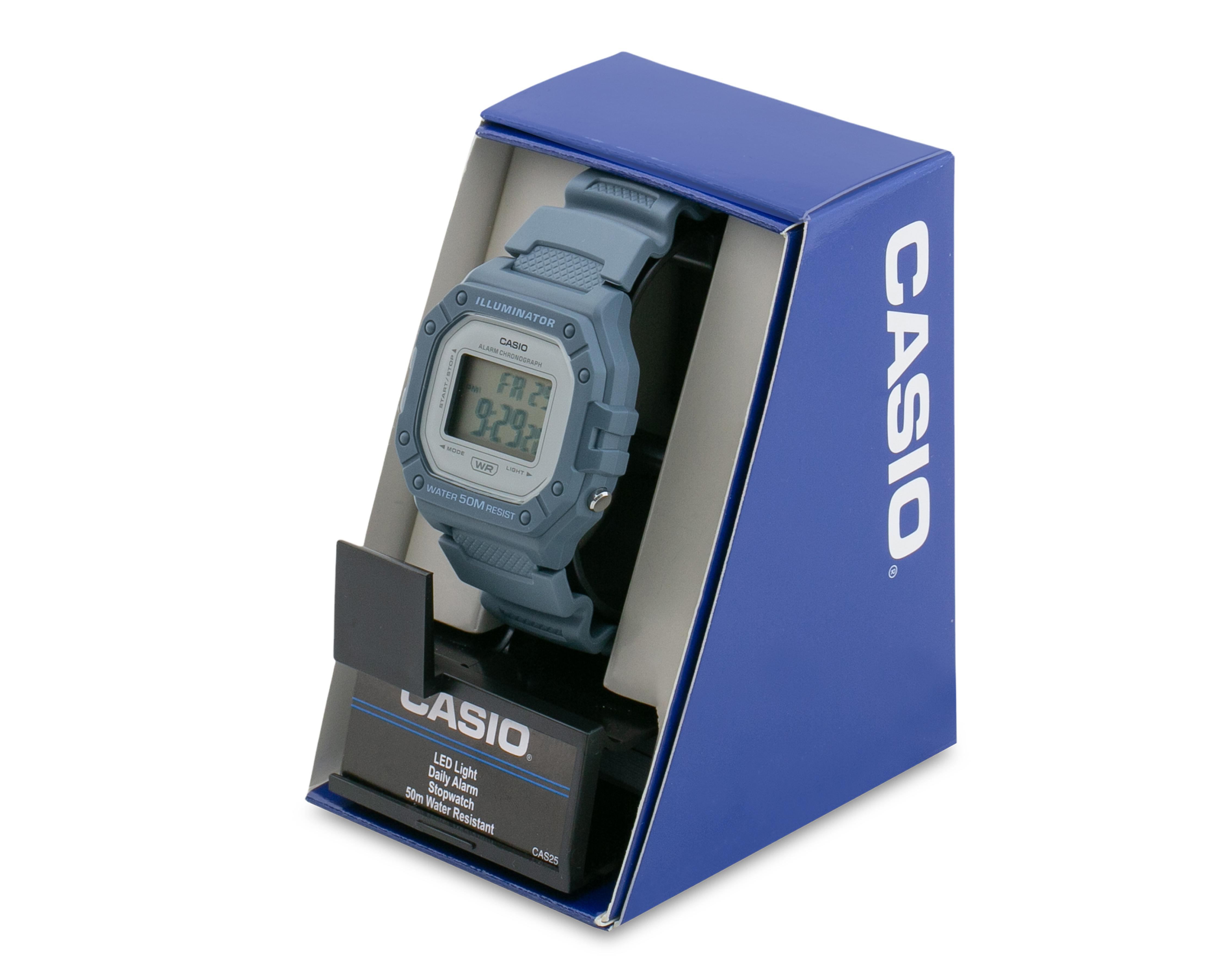 Foto 5 pulgar | Reloj Casio W-218HC-2AVCF Azul