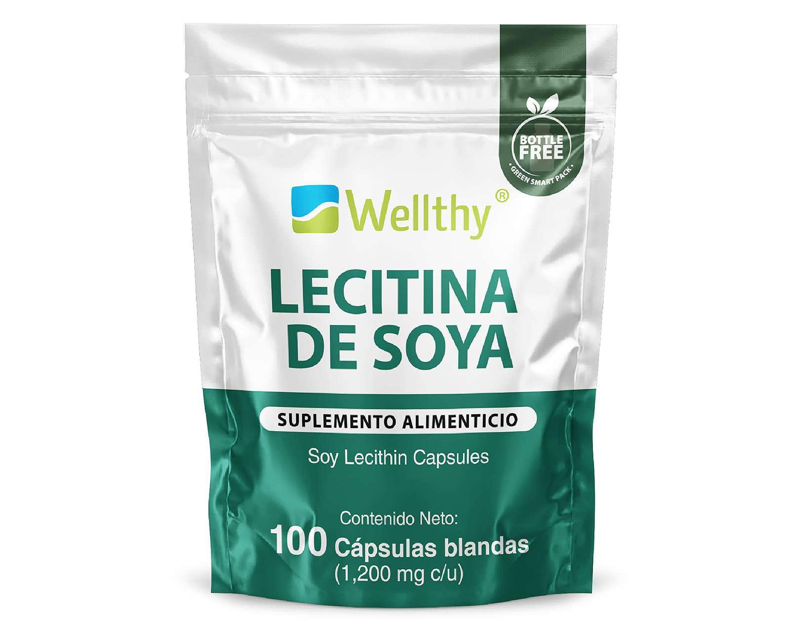 Lecitina de Soya Wellthy 100 Cápsulas $149