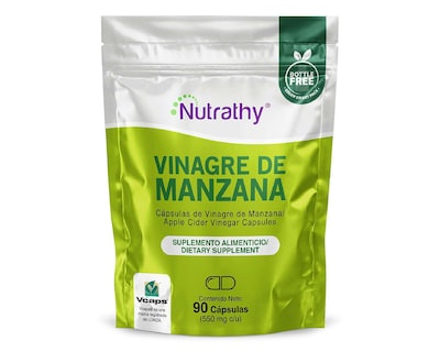 Foto 1 | Suplemento Alimenticio Nutrathy Vinagre de Manzana 90 Cápsulas
