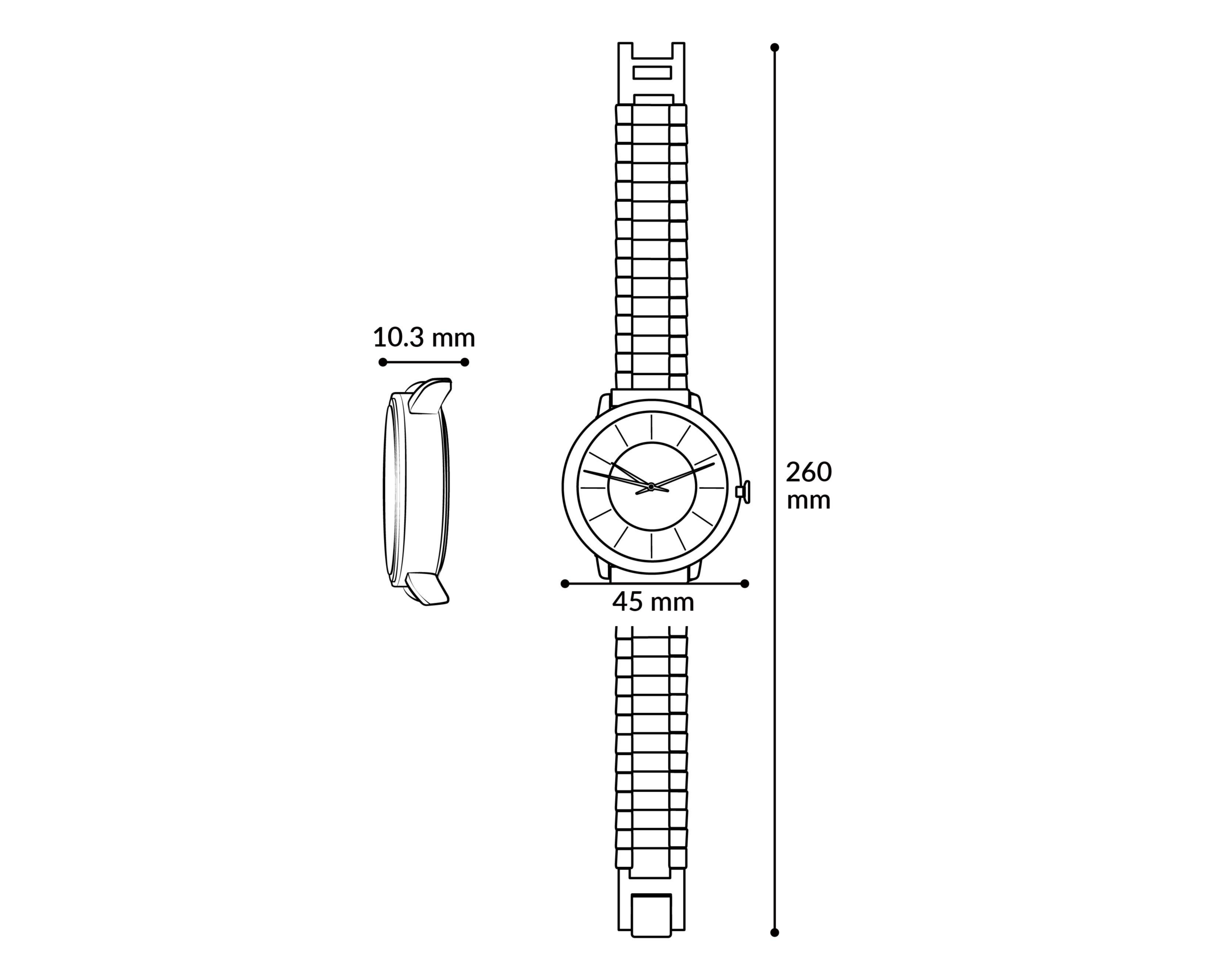 Foto 3 | Reloj Casio MTP-VD01SG-9BVCF Plateado/Dorado