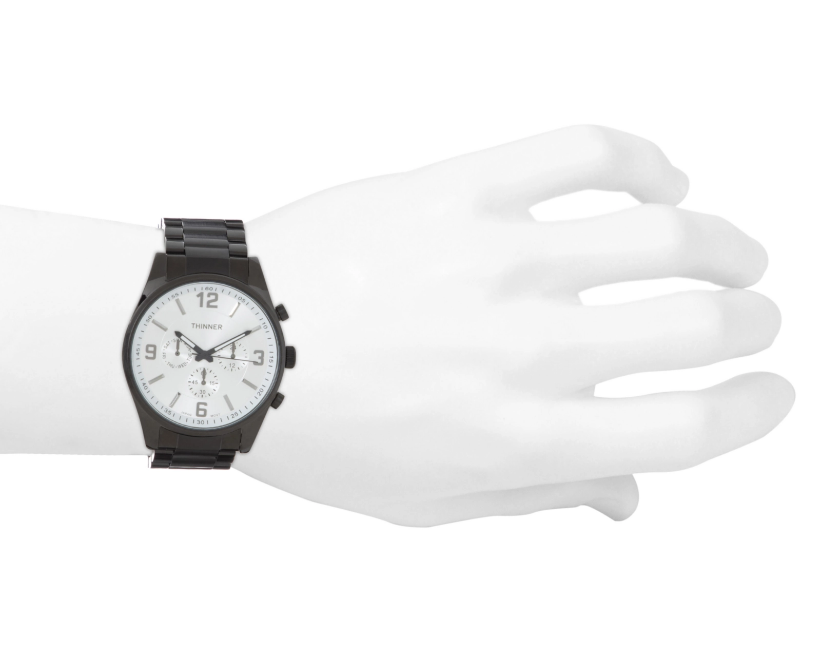 Foto 5 pulgar | Reloj Thinner 10196 Negro