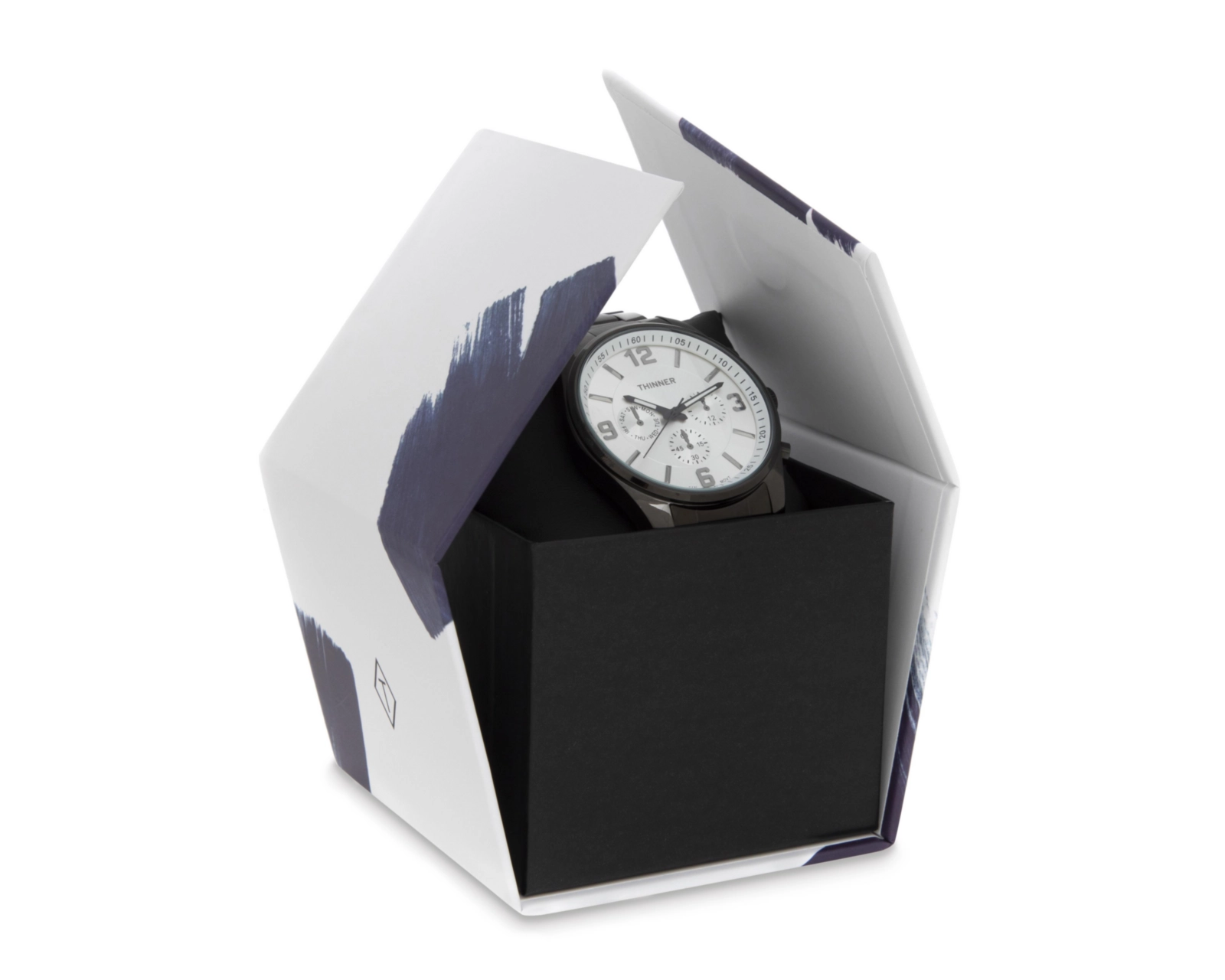 Foto 5 | Reloj Thinner 10196 Negro