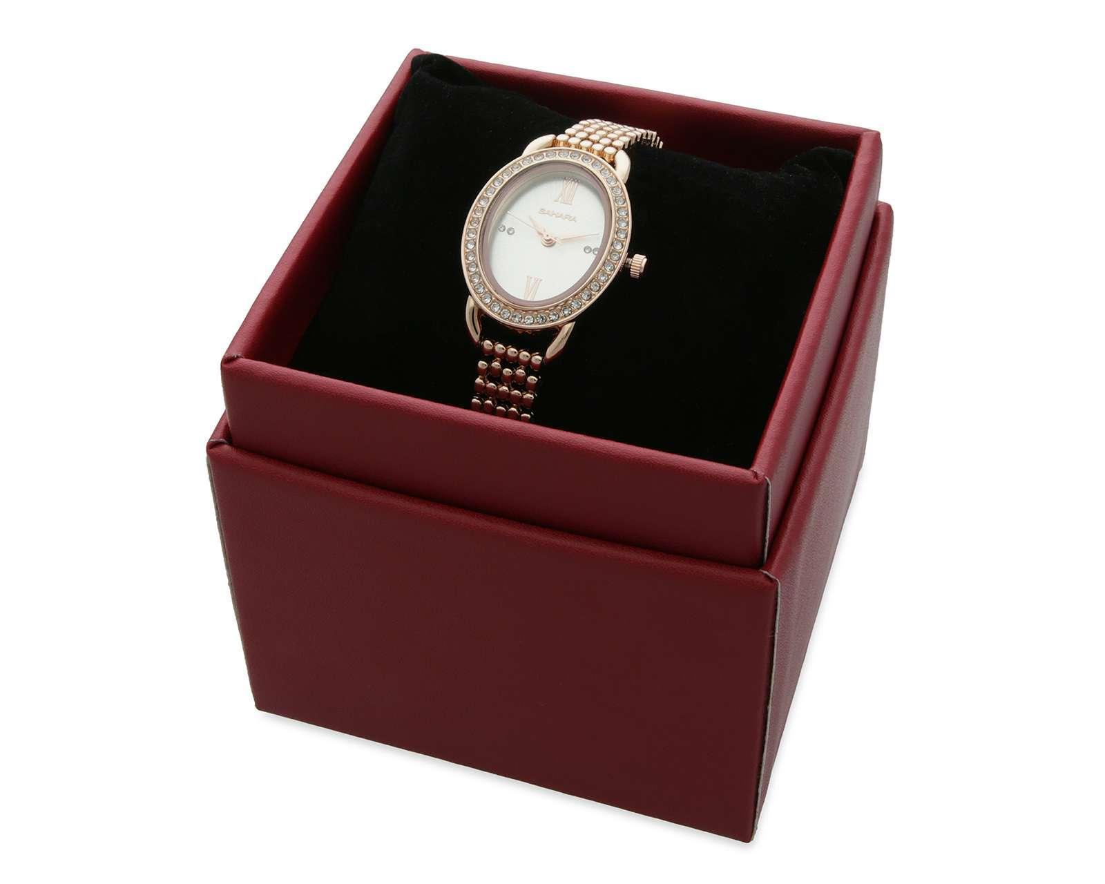Foto 6 pulgar | Reloj Sahara AL-058 Oro Rosa