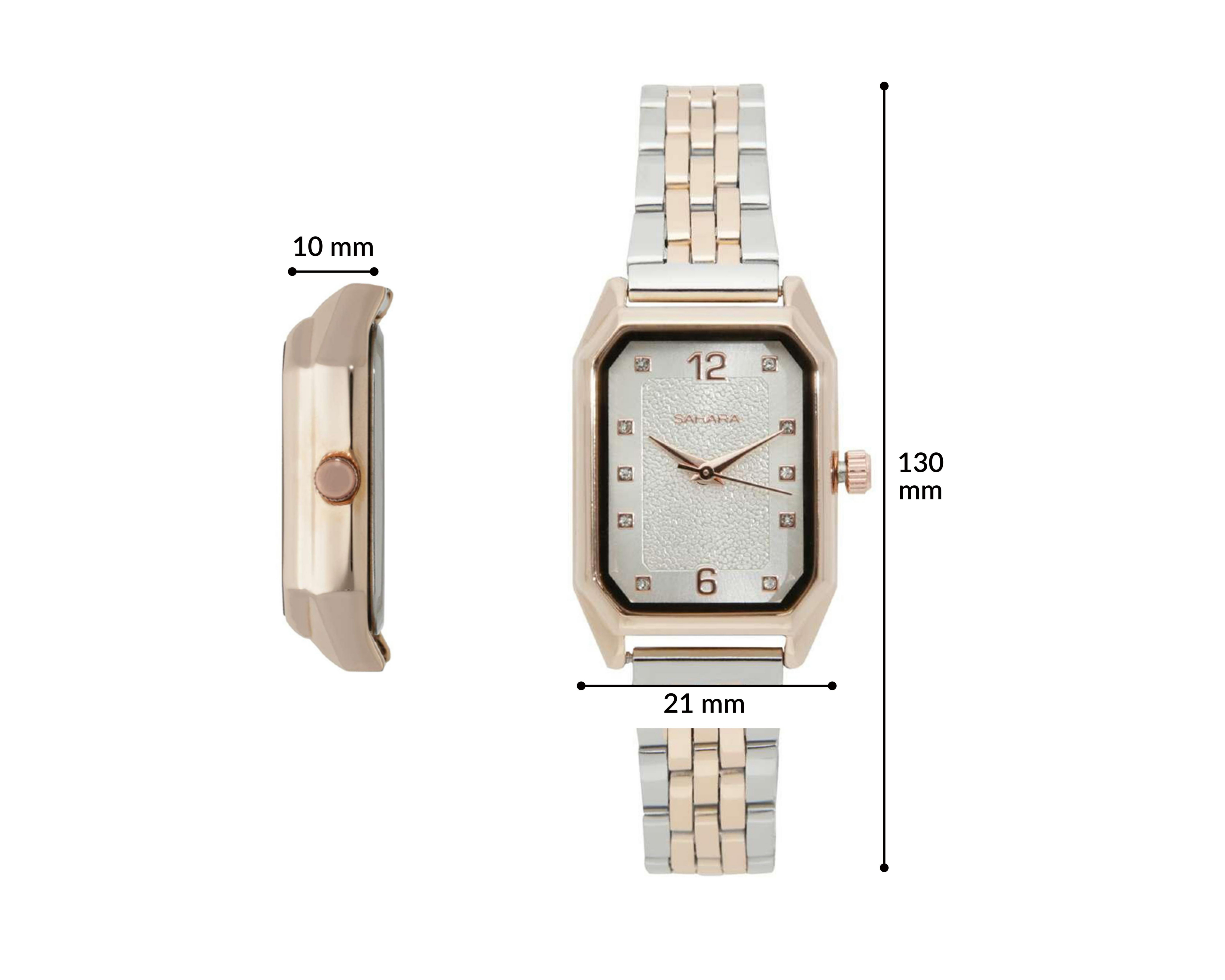 Foto 7 | Reloj Sahara FL-120 Oro Rosa