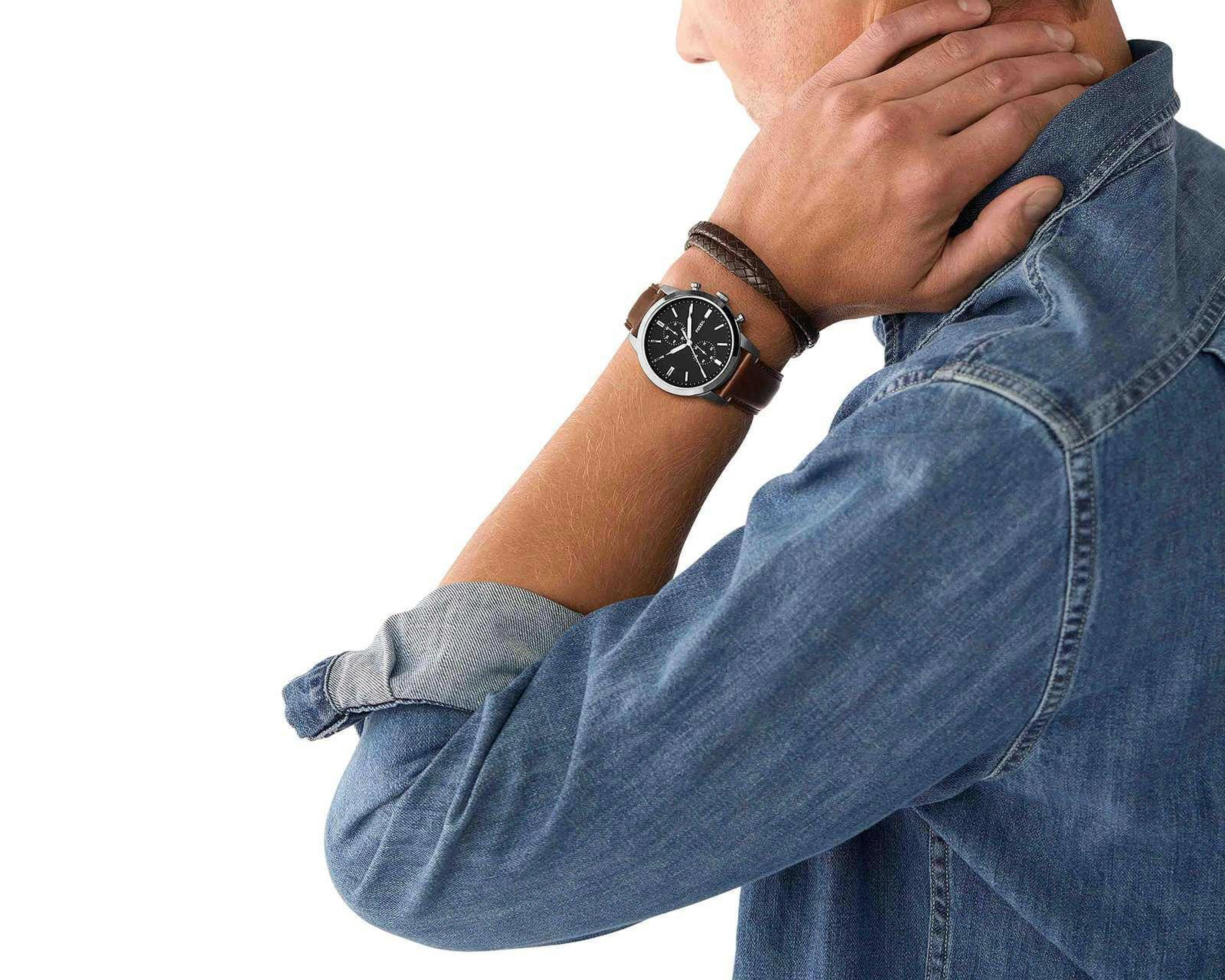 Foto 4 | Reloj Fossil FS5967SET Café