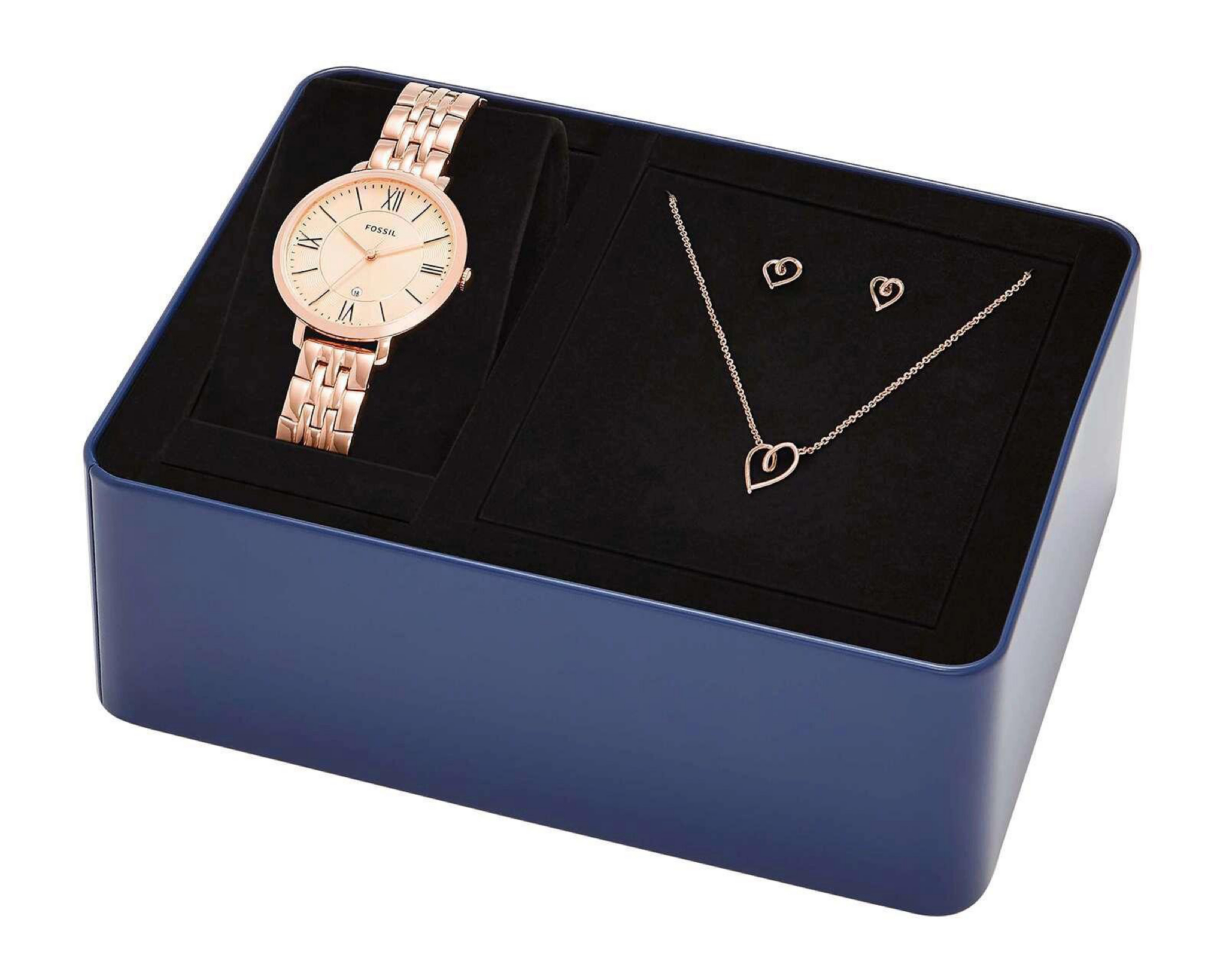 Foto 5 | Reloj Fossil ES5252SET Oro Rosa con Accesorios