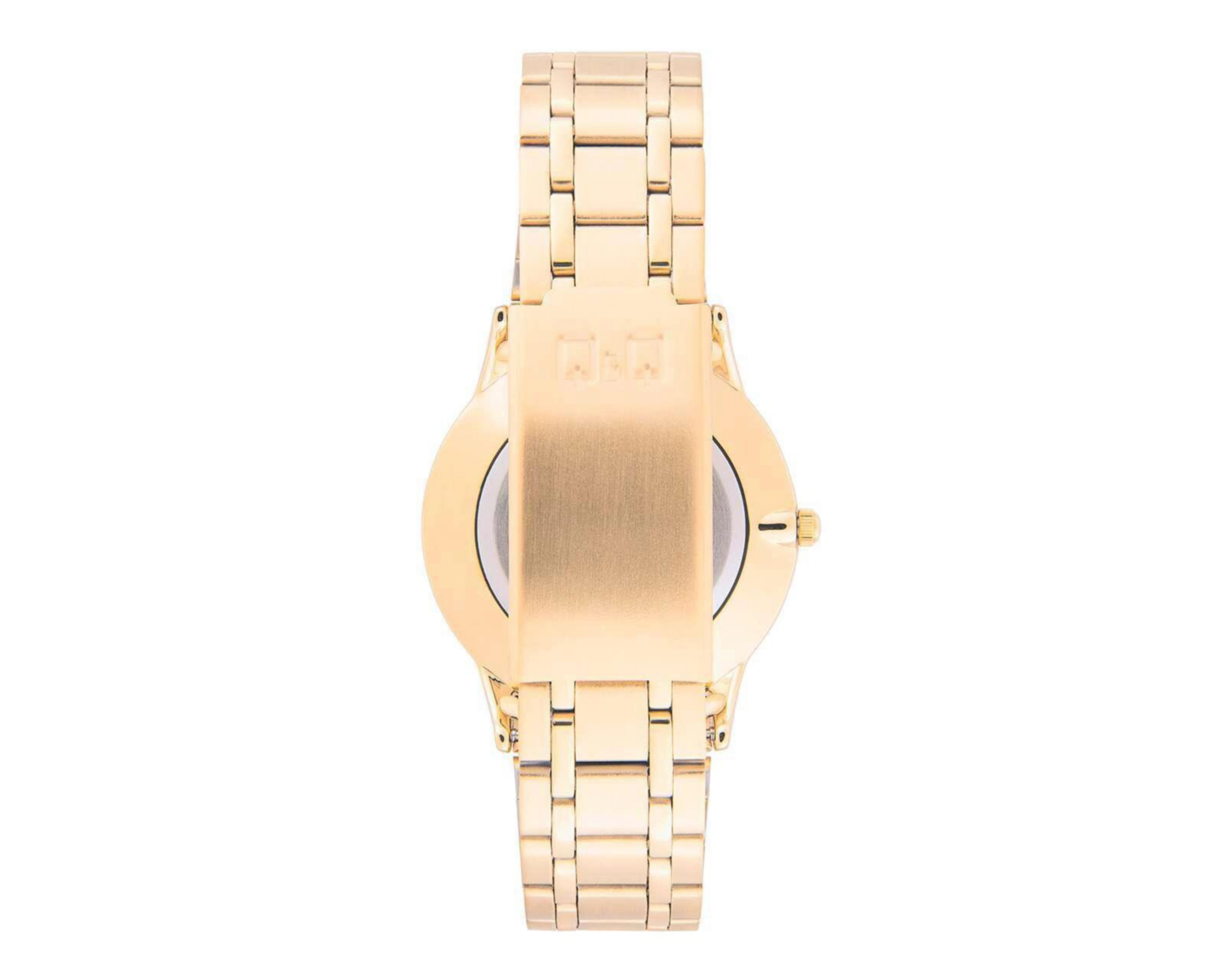 Foto 4 pulgar | Reloj Q&Q Q08A-501PY Dorado