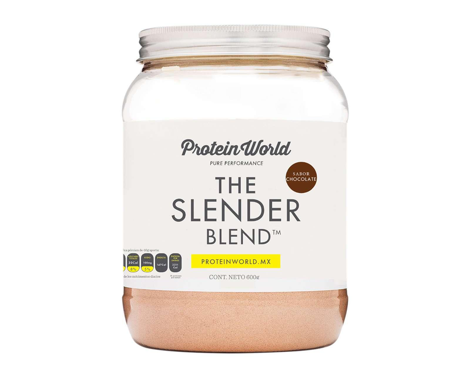 Suplemento Alimenticio Protein World The Slender Blend Chocolate $579