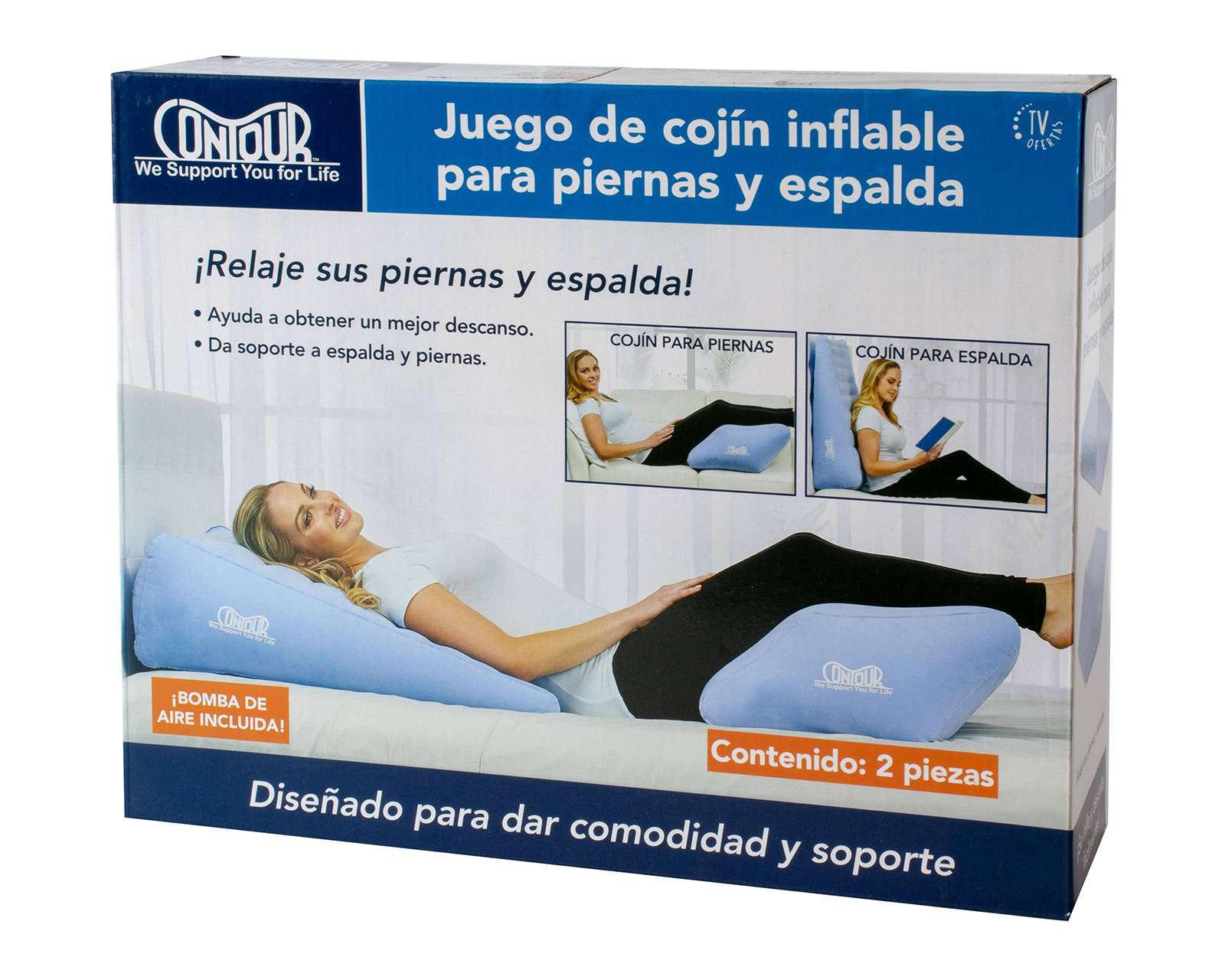 Foto 7 pulgar | Almohadas Ortopédicas TV Ofertas Contour 2 en 1