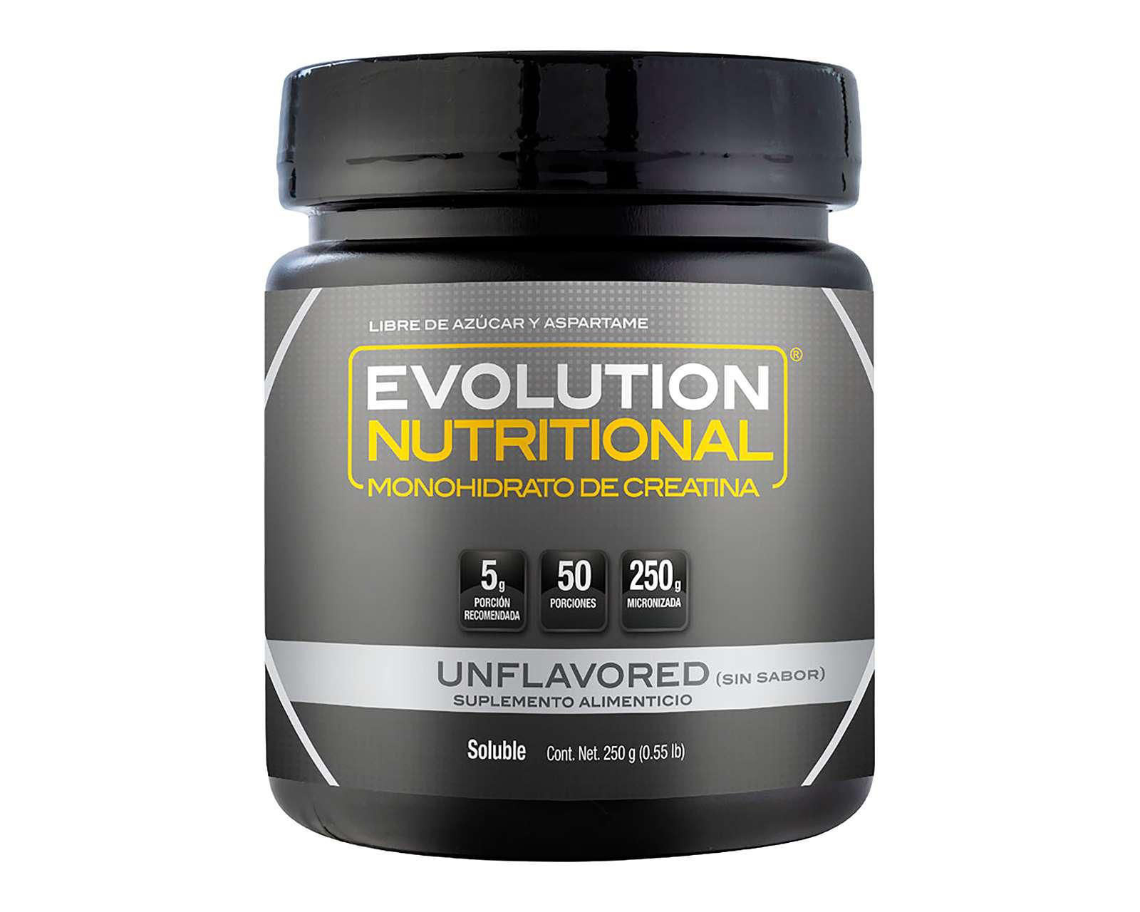 Foto 2 pulgar | Suplemento Alimenticio Evolution Monohidrato de Creatina 250 g