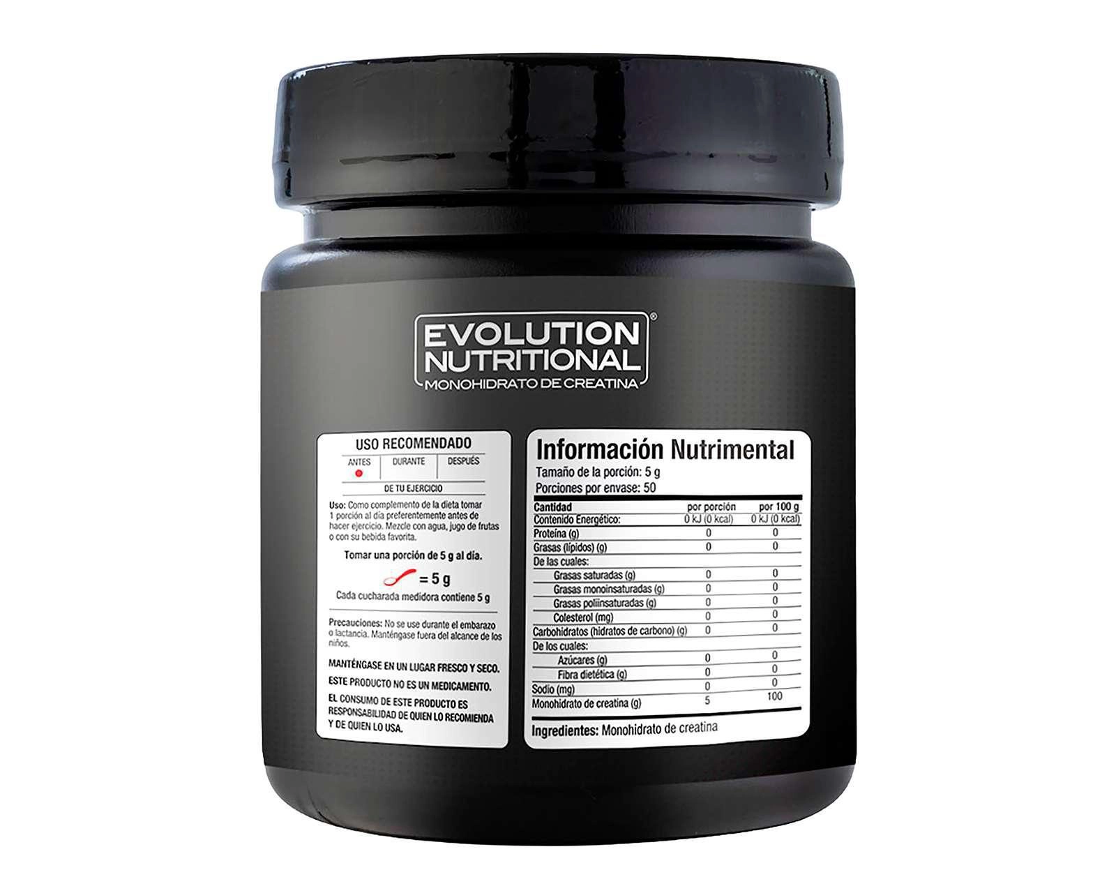 Foto 2 | Suplemento Alimenticio Evolution Monohidrato de Creatina 250 g
