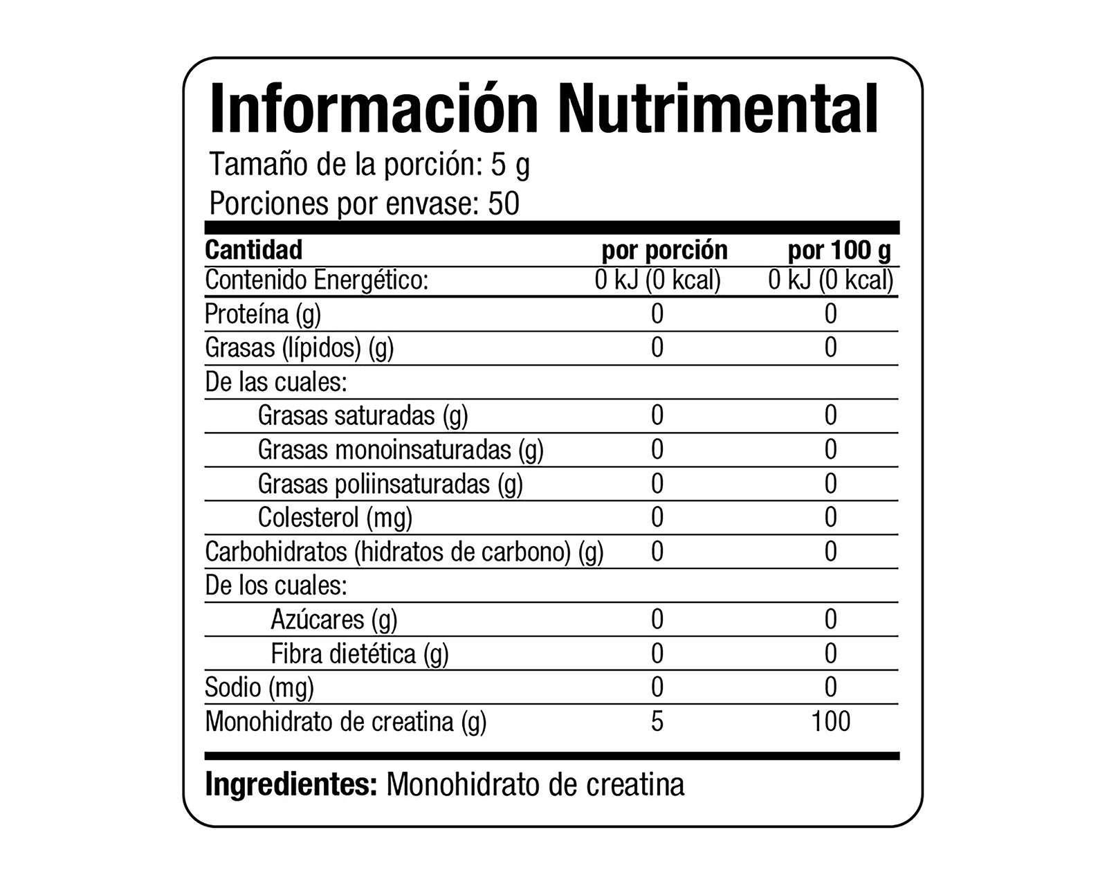 Foto 4 pulgar | Suplemento Alimenticio Evolution Monohidrato de Creatina 250 g
