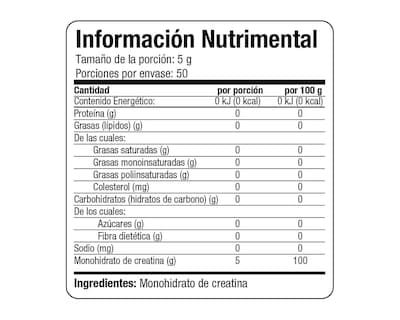 Foto 3 | Suplemento Alimenticio Evolution Monohidrato de Creatina 250 g
