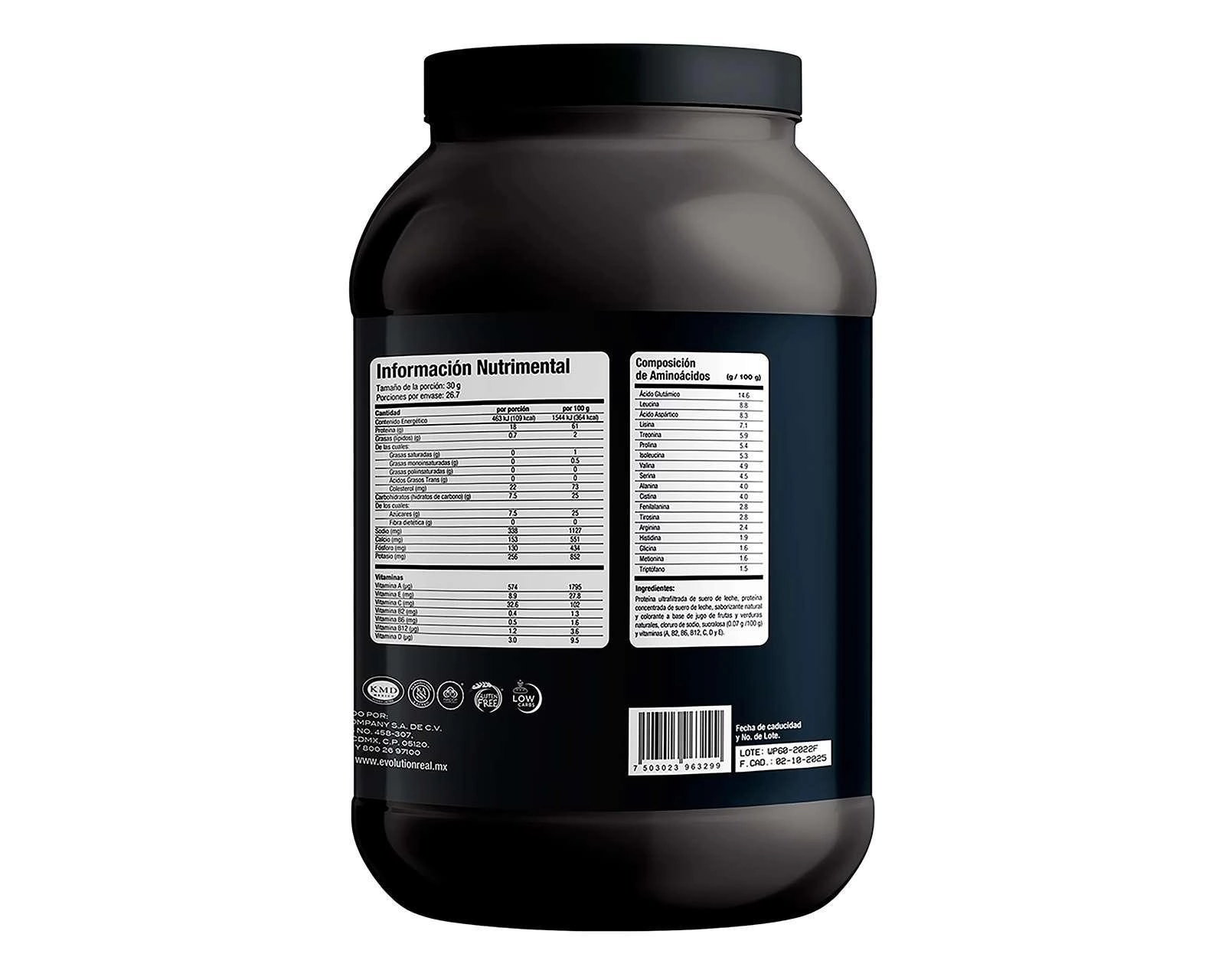 Foto 4 pulgar | Proteína Evolution WP60 Vainilla 800 g