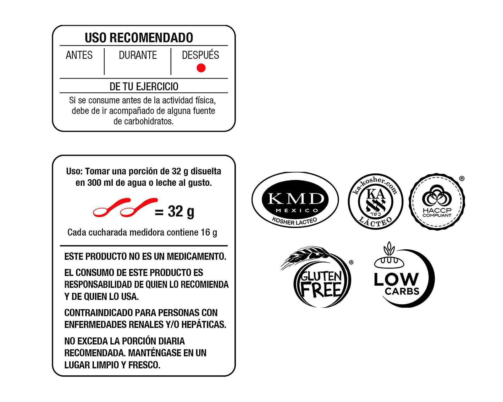 Foto 7 pulgar | Proteína de Suero de Leche Evolution WP60 Sabor Chocolate sin Gluten 800 g
