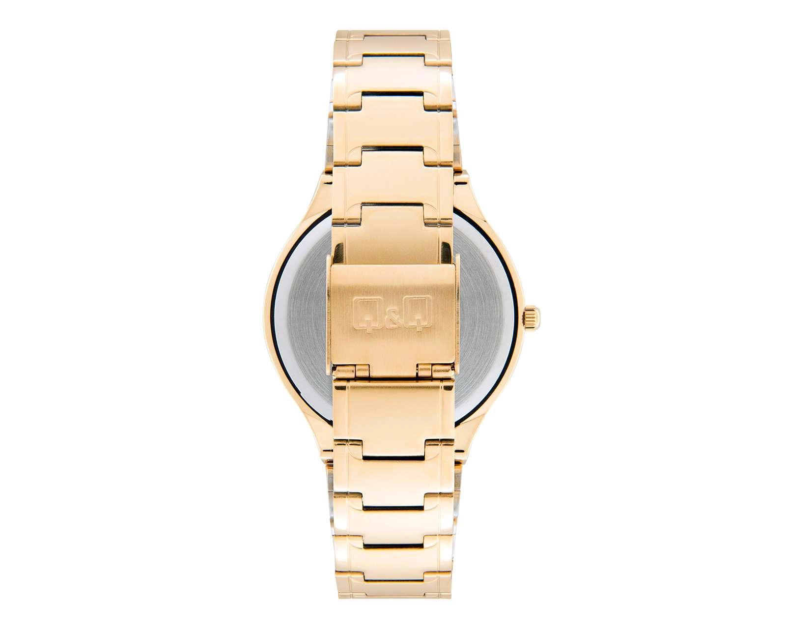 Foto 4 pulgar | Reloj Q&Q Q45B-001PY Dorado