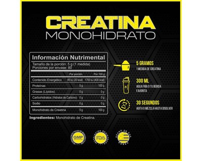Foto 3 | Suplemento Alimenticio Fozagen Creatina Monohidrato