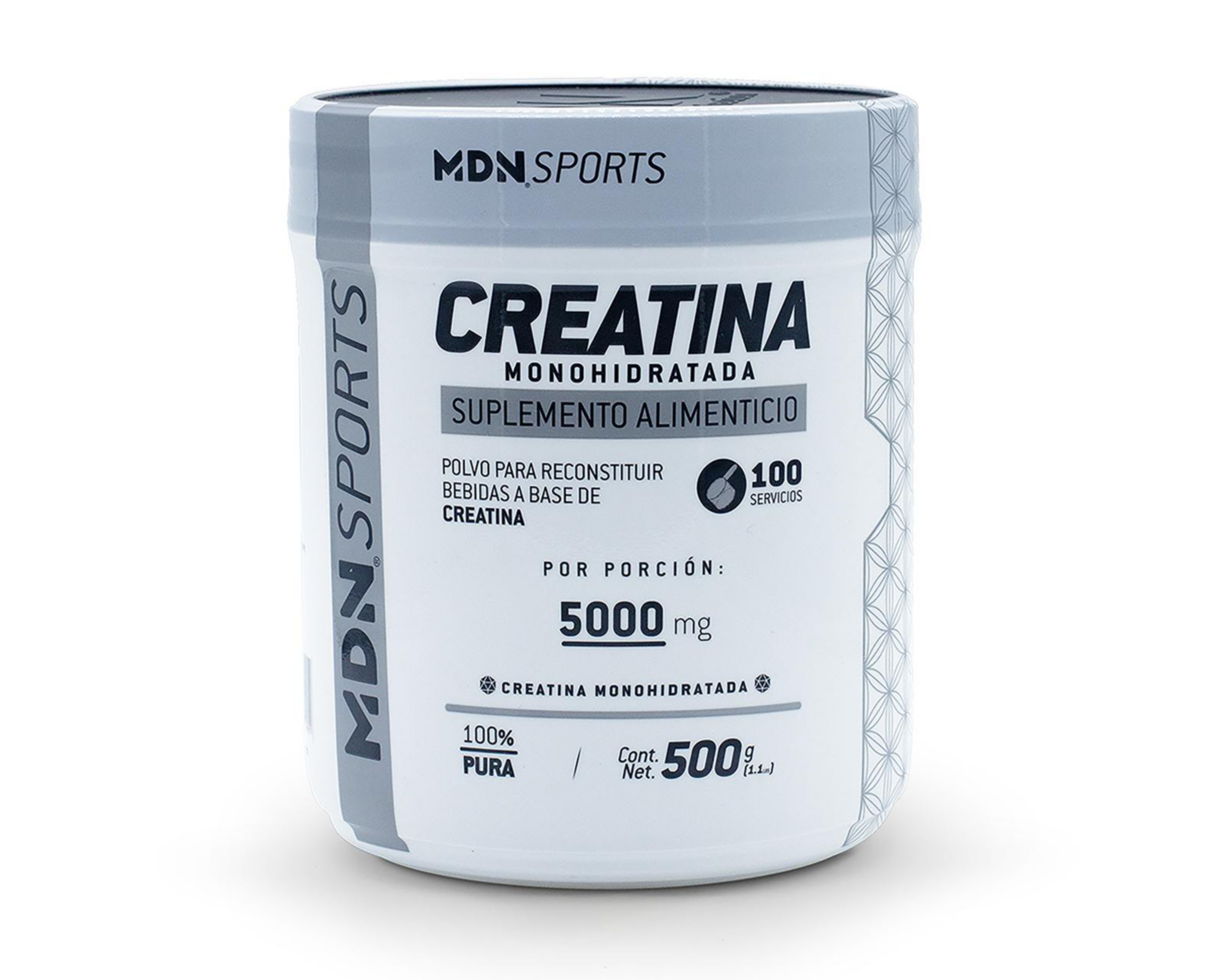 Foto 2 pulgar | Creatina Monohidratada MDN Sports 500 g