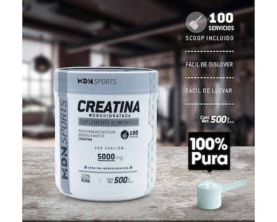 Foto 3 | Creatina Monohidratada MDN Sports 500 g