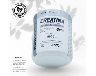 Foto 4 | Creatina Monohidratada MDN Sports 500 g