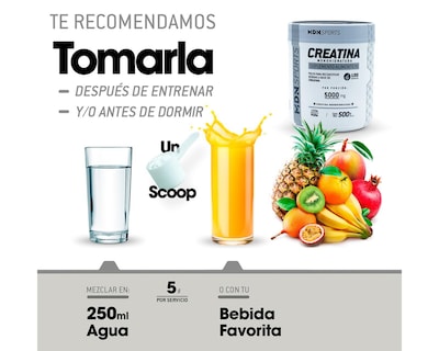 Foto 6 | Creatina Monohidratada MDN Sports 500 g
