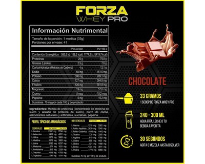 Foto 3 | Suplemento Alimenticio Forzawhey-Pro Chocolate