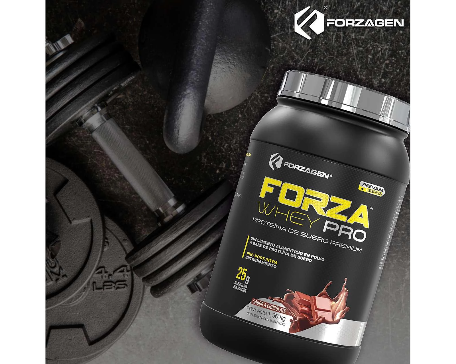 Foto 5 pulgar | Suplemento Alimenticio Forzawhey-Pro Chocolate