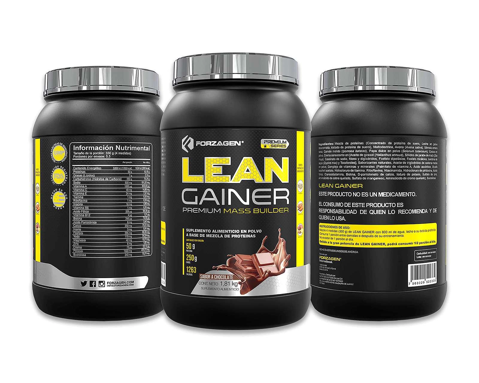 Foto 3 pulgar | Suplemento Alimenticio Forzagen Lean Gainer sabor Chocolate