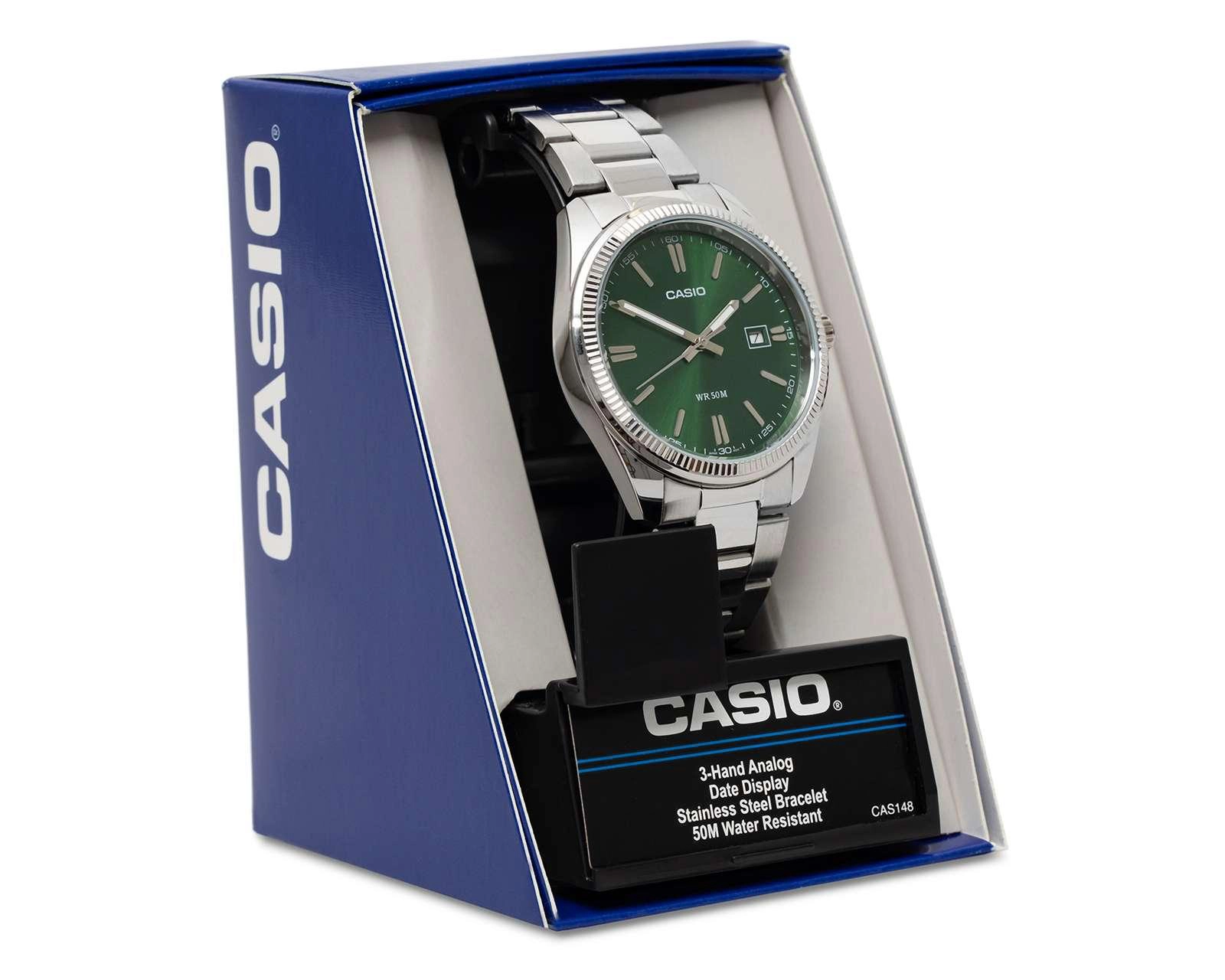 Foto 5 | Reloj Casio MTP-1302D-3AVCF Plata