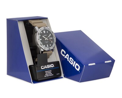 Foto 5 | Reloj para Hombre Casio MTP-VD01-5EVCF Café