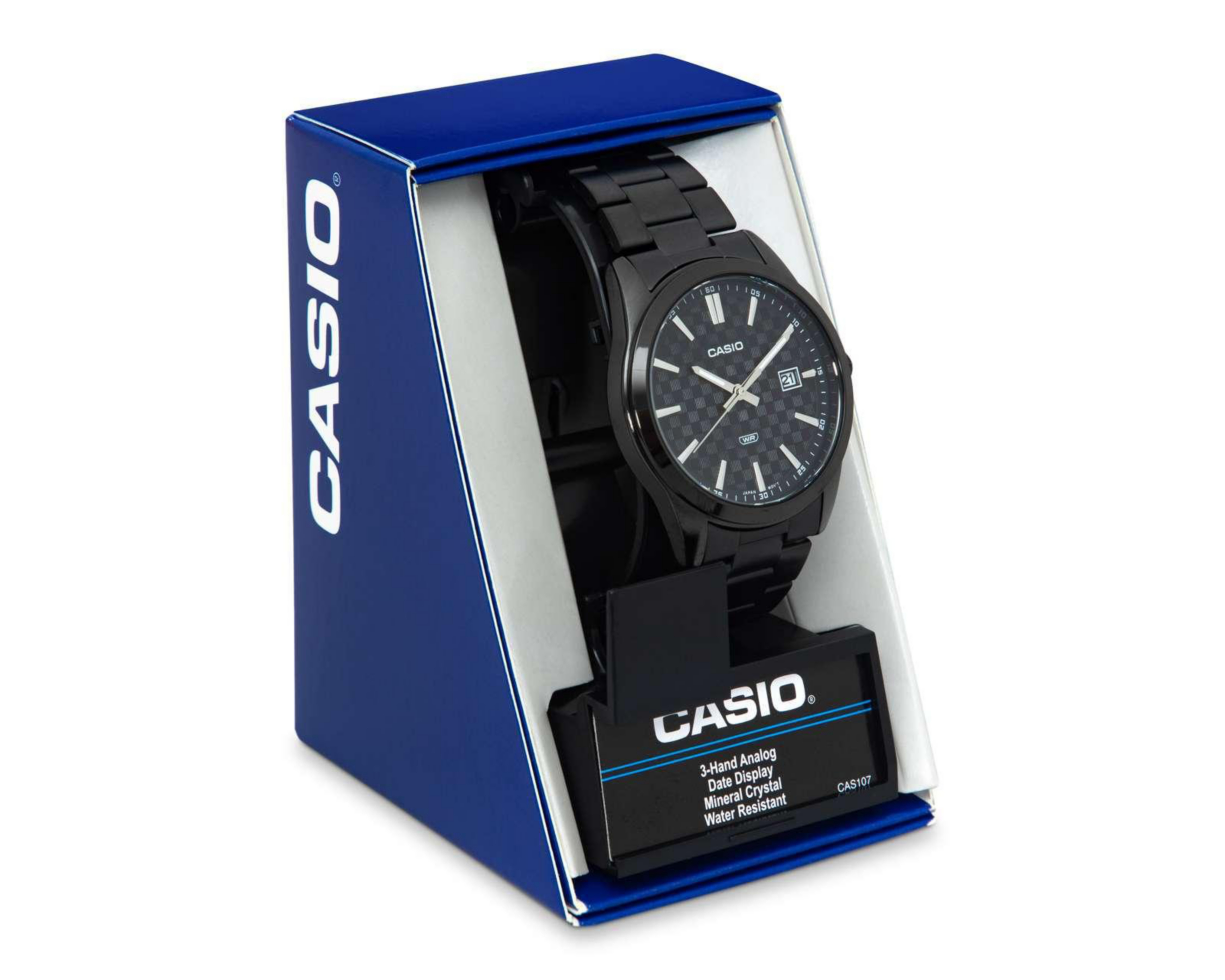 Foto 6 pulgar | Reloj Casio MTP-VD03B-1ACF Negro