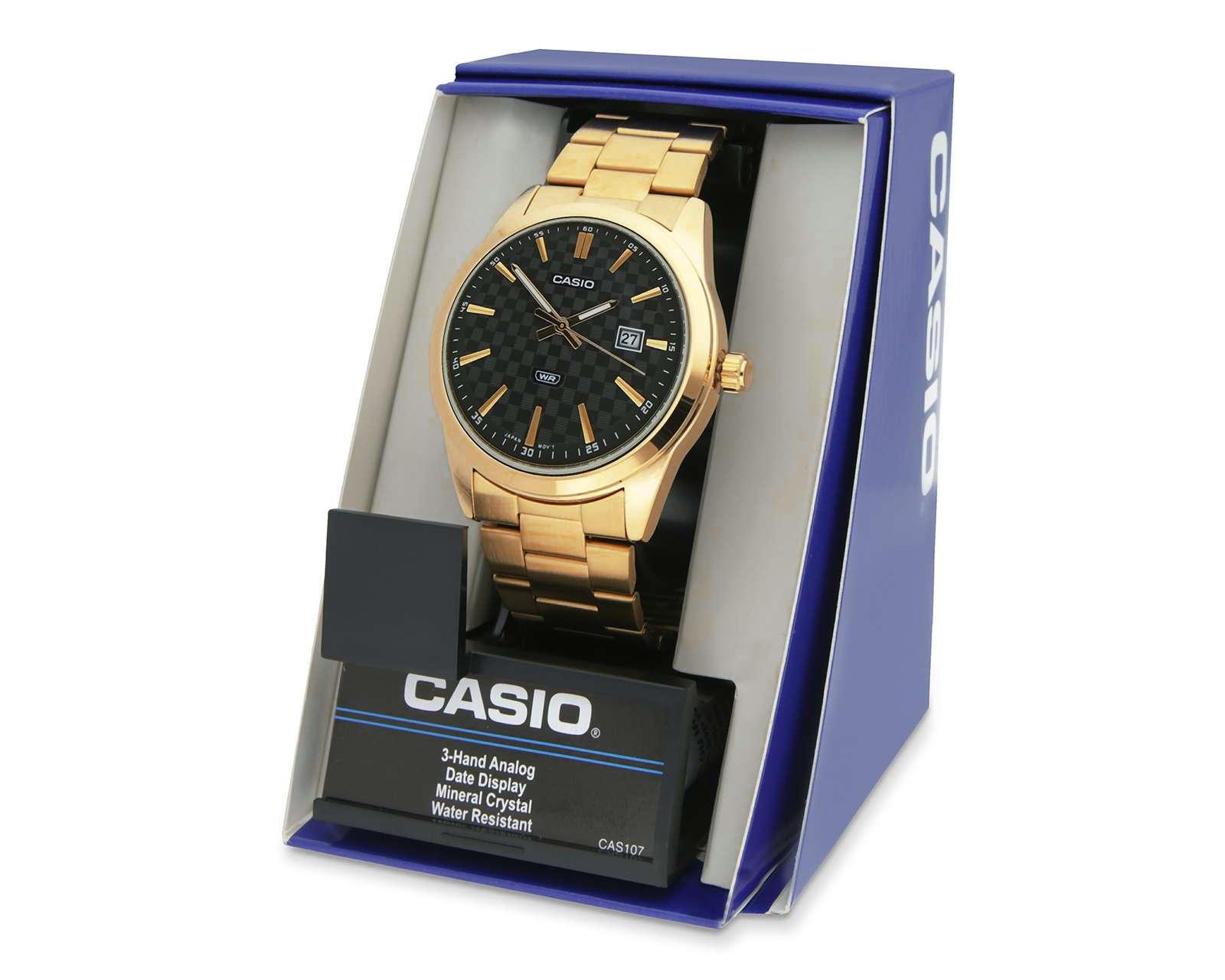 Foto 6 pulgar | Reloj Casio MTP-VD03G-1ACF Dorado