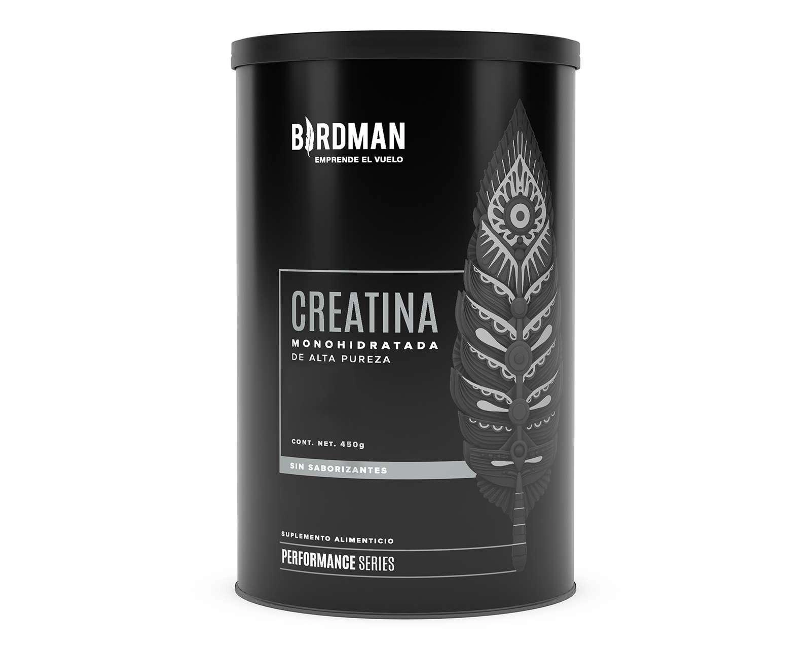 Creatina Monohidratada Birdman de Alta Pureza 450 g