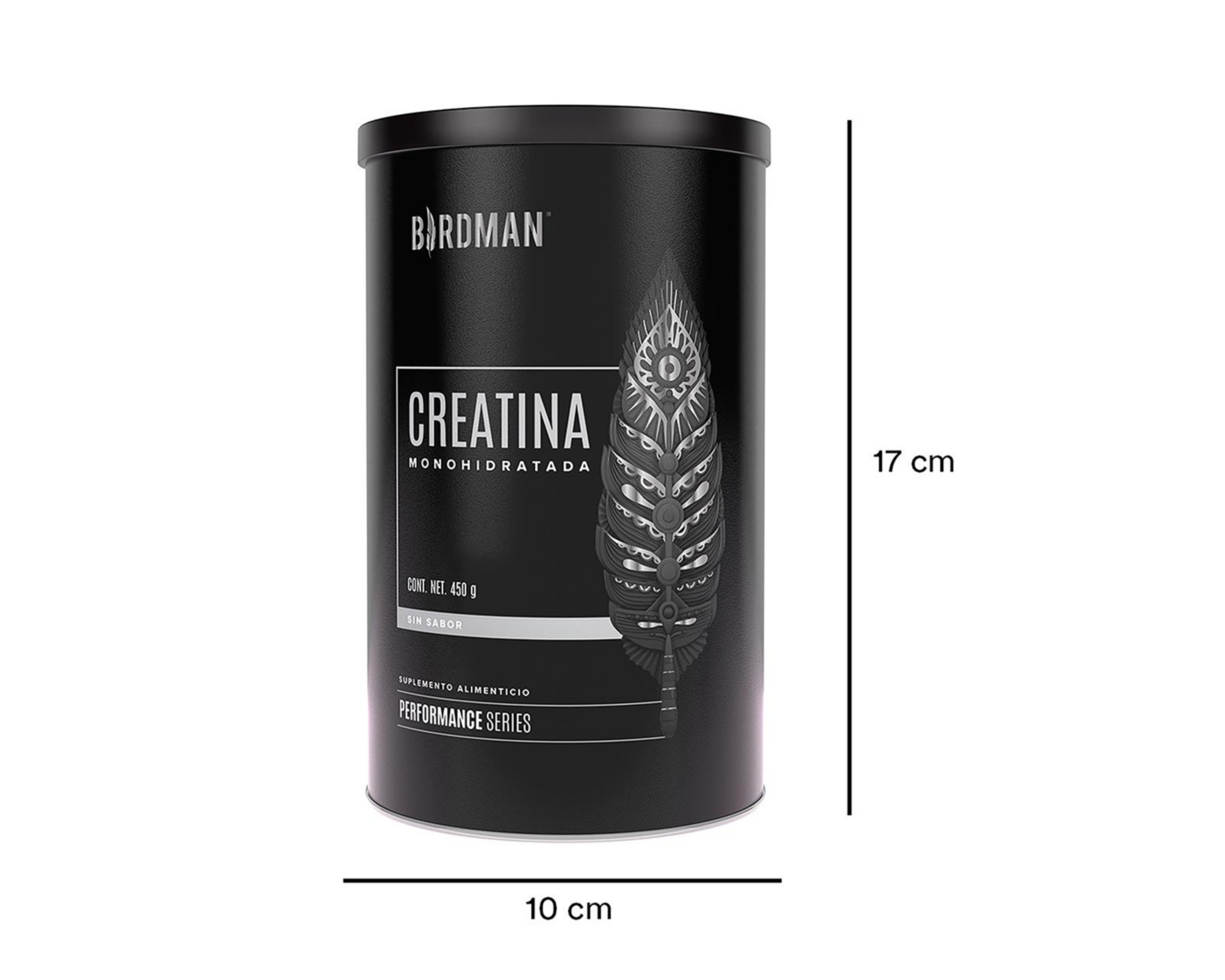 Foto 7 pulgar | Creatina Monohidratada Birdman de Alta Pureza 450 g