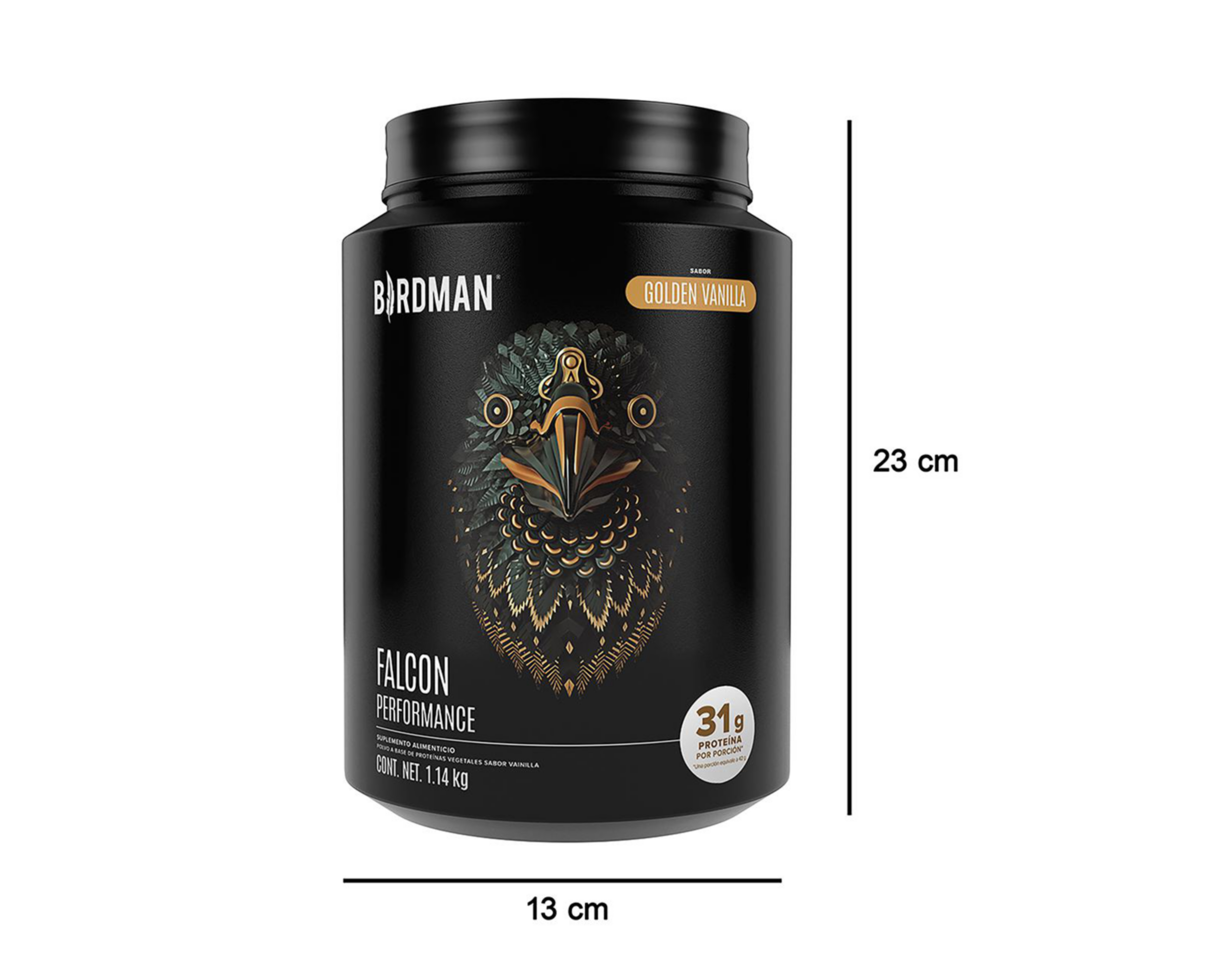 Foto 5 | Proteína Vegetal Birdman Falcon Performance Sabor Vainilla 1.14 kg
