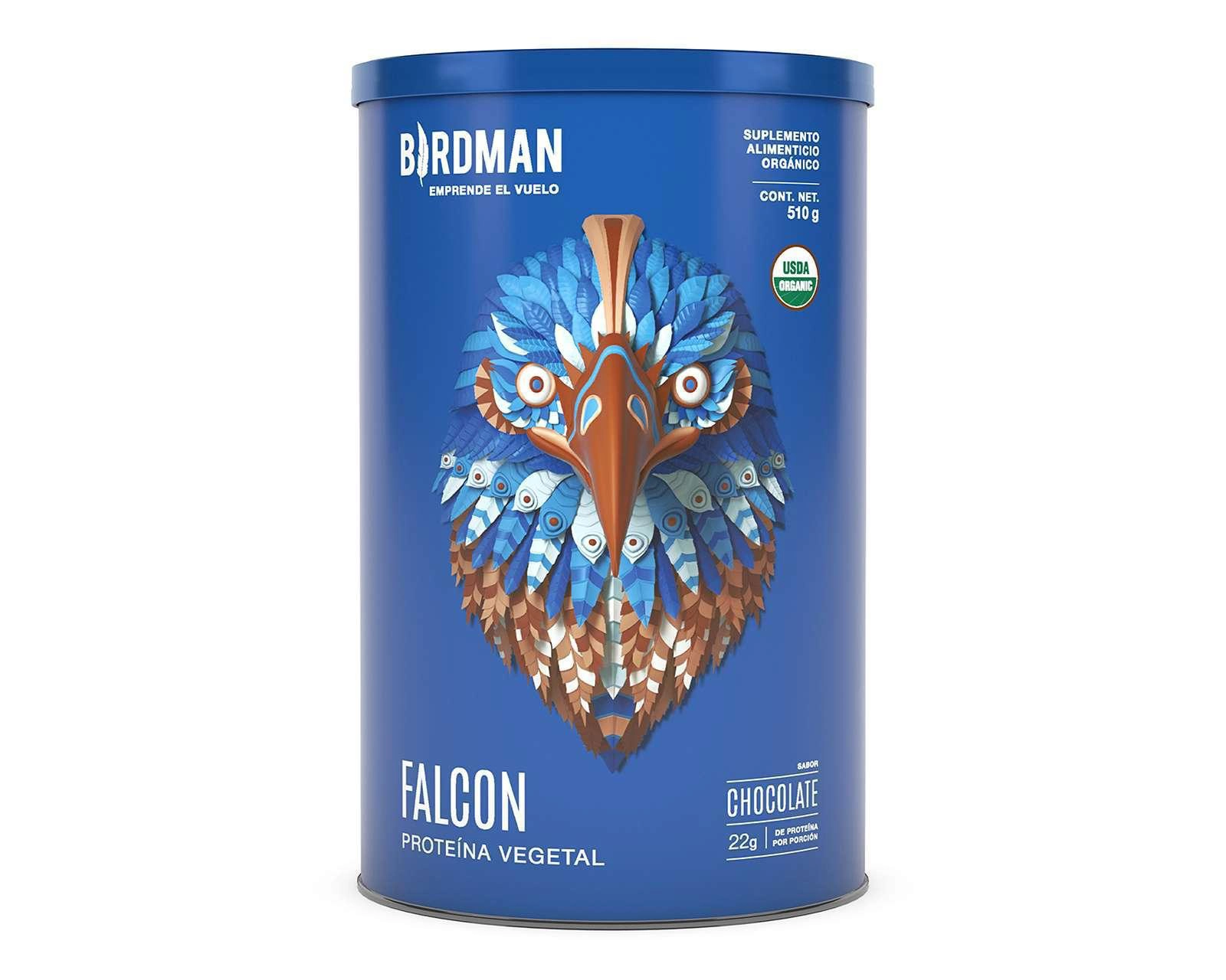 Foto 1 | Proteína Vegetal Birdman Falcon Sabor Chocolate 510 g