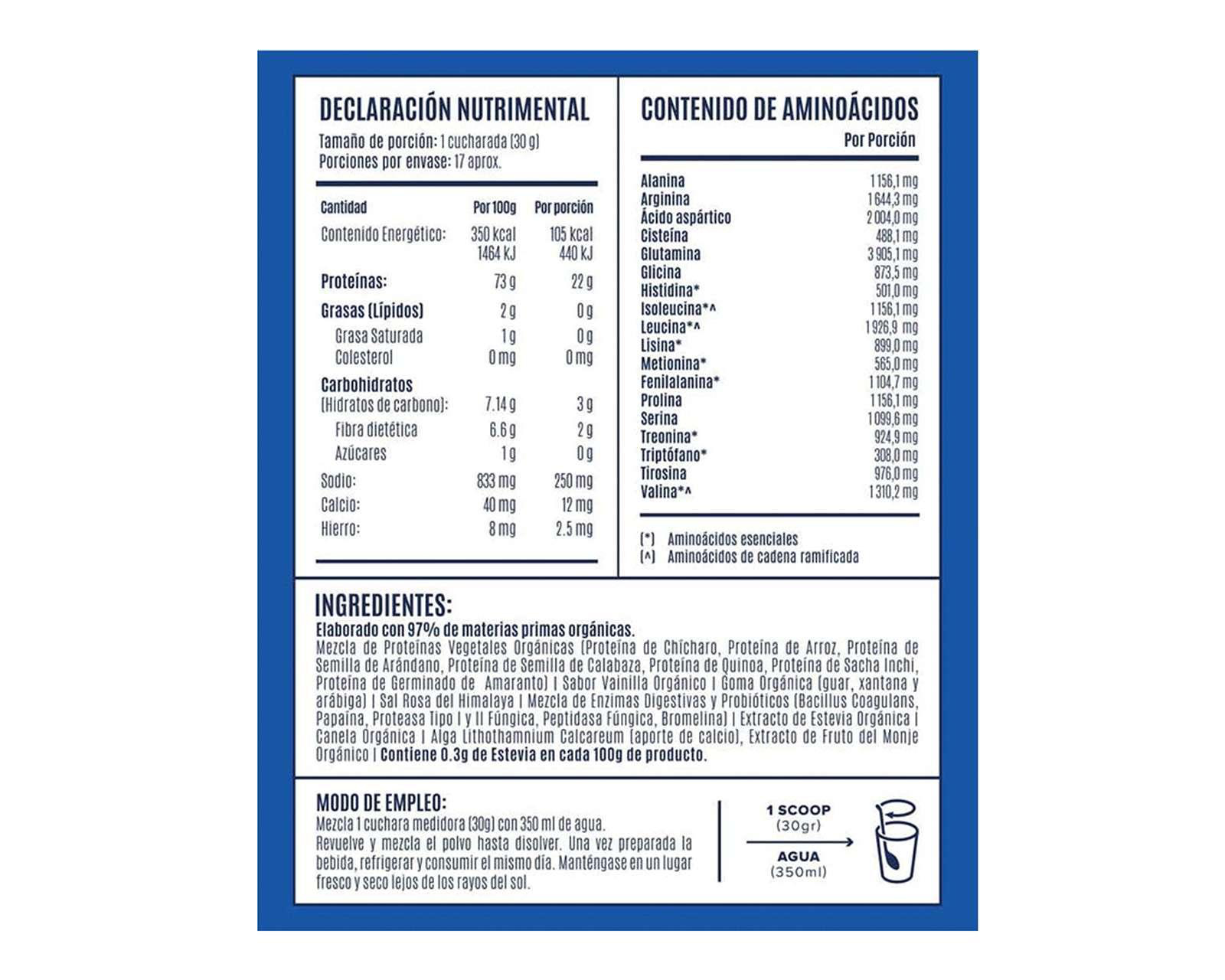 Foto 4 | Proteína Vegetal Birdman Falcon Sabor Vainilla 510 g