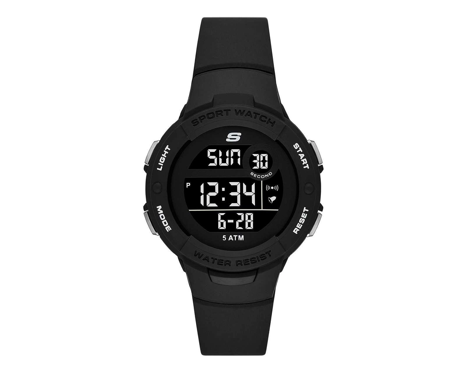 Foto 2 pulgar | Reloj Skechers SR2130 Negro