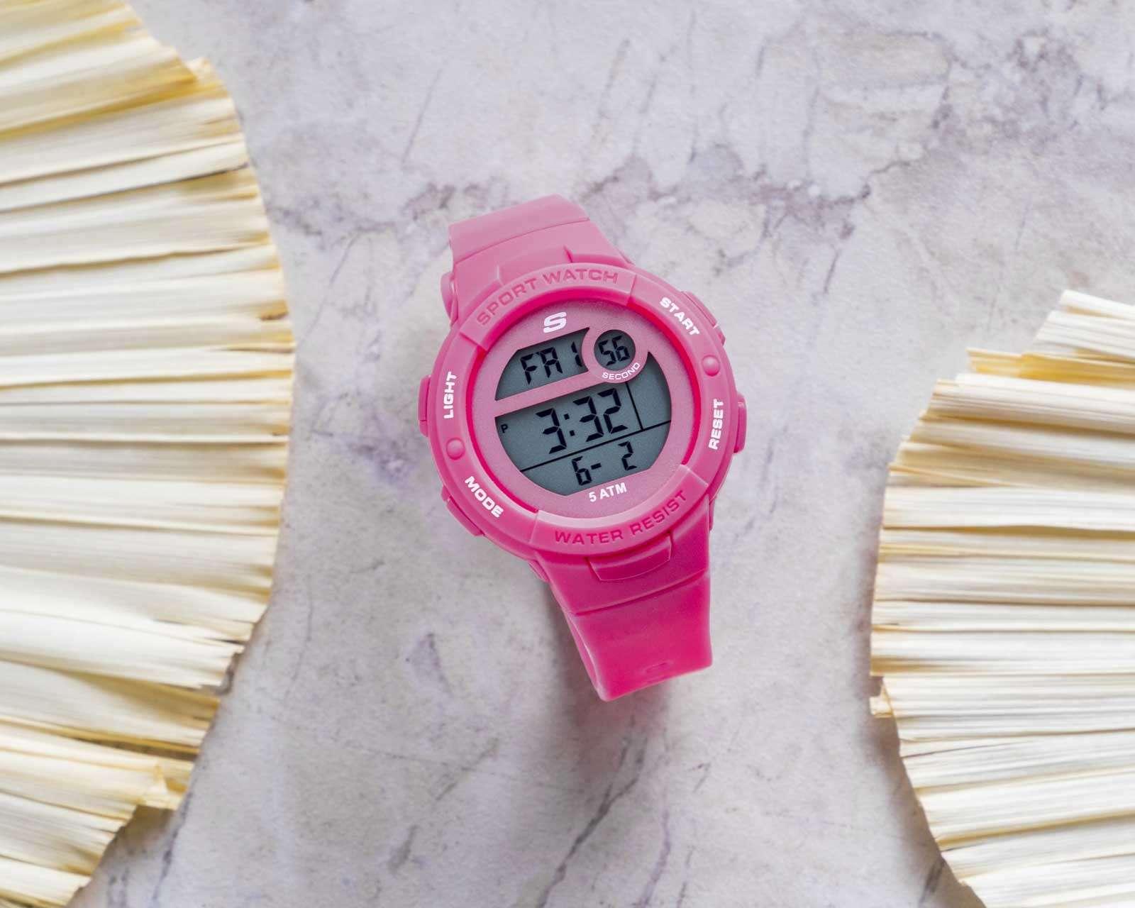 Foto 6 pulgar | Reloj Skechers SR2131 Rosa