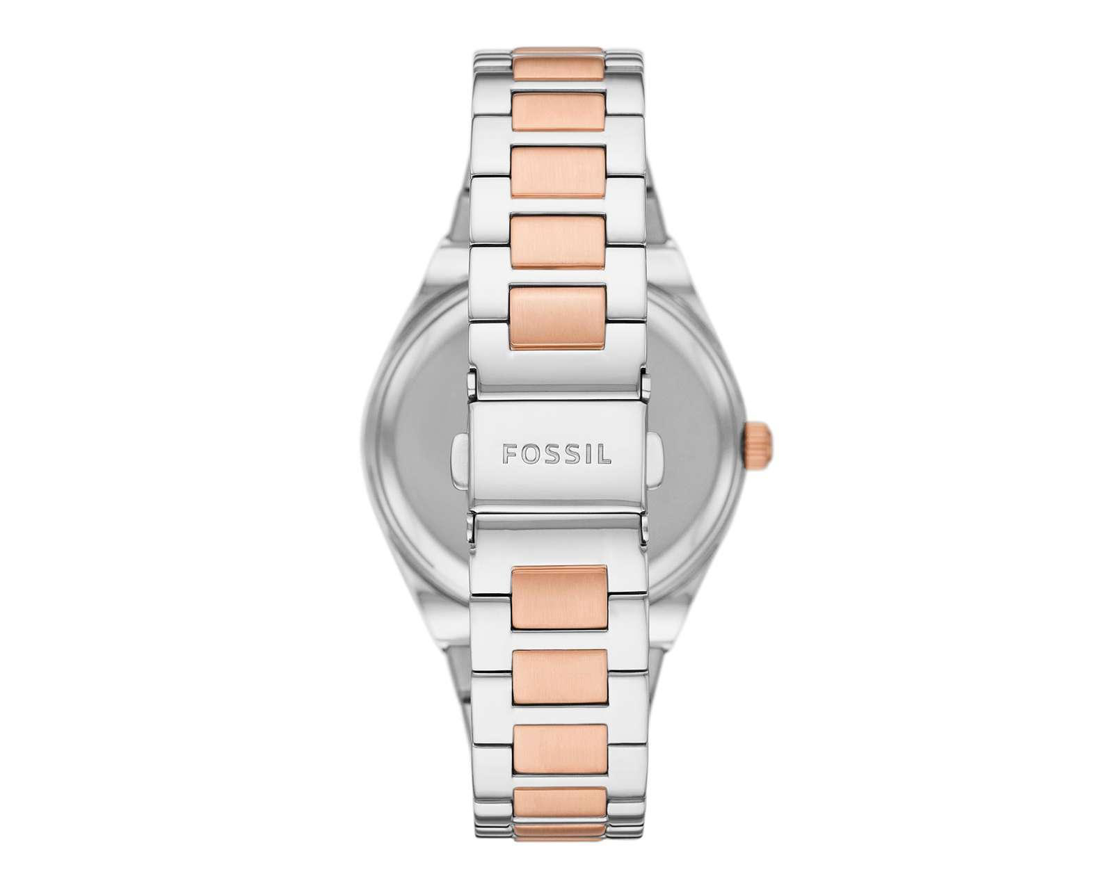 Foto 3 | Reloj Fossil ES5261 Oro Rosa/Plateado