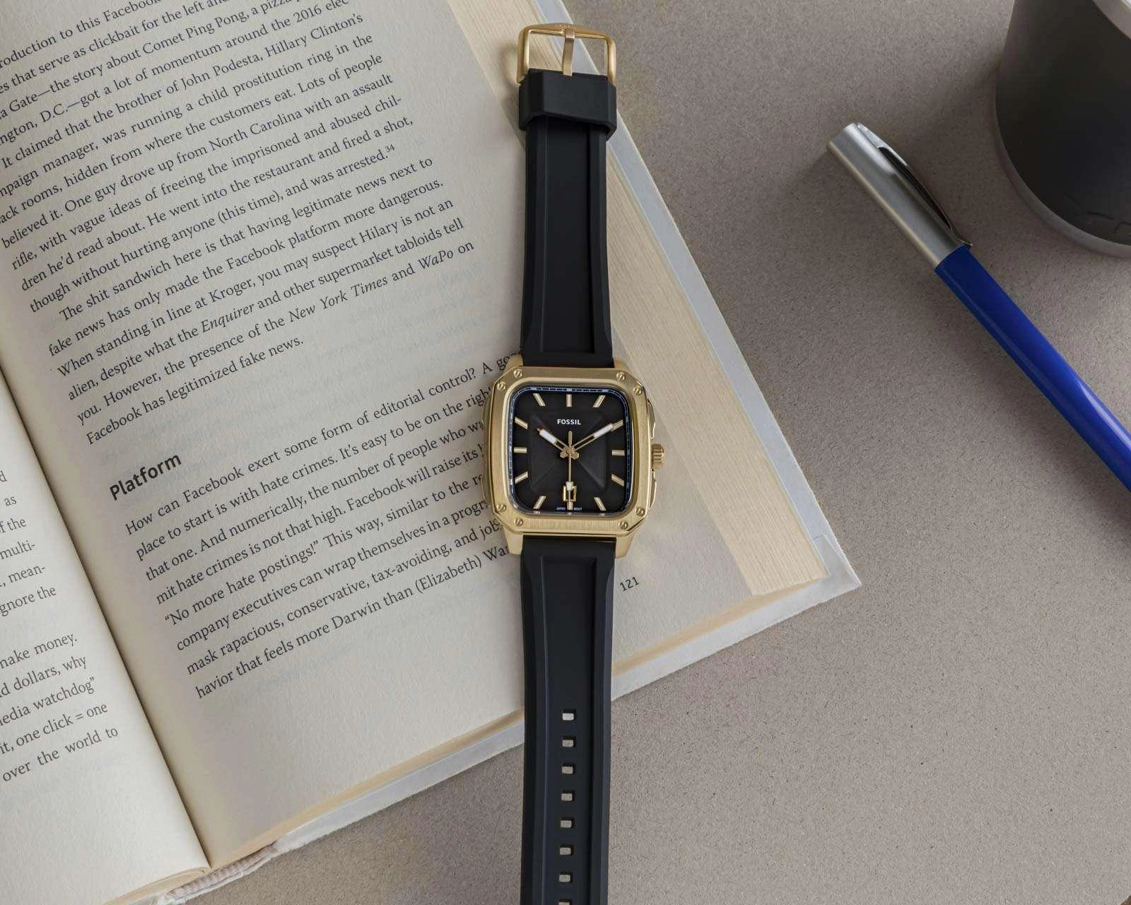 Foto 7 pulgar | Reloj Fossil FS5981 Dorado