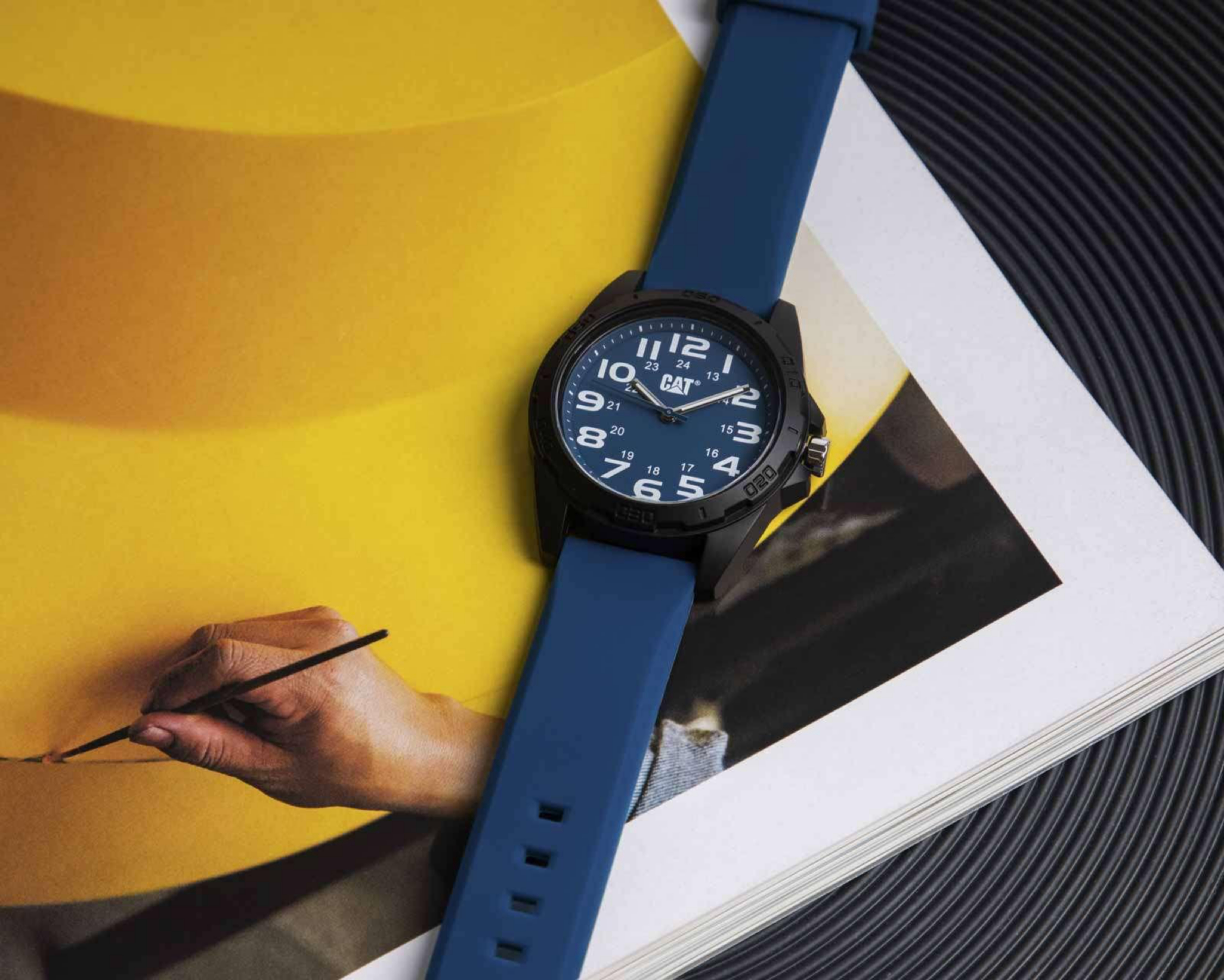 Foto 5 pulgar | Reloj Caterpillar 1B.111.26.612 Azul