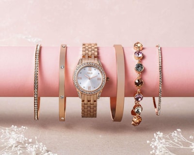 Foto 6 | Reloj para Mujer Folio FMDFL2031 con 5 Accesorios