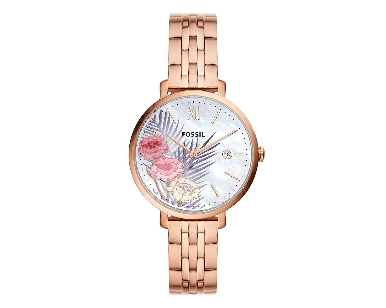 Foto 1 | Reloj Fossil ES5275 Oro Rosa