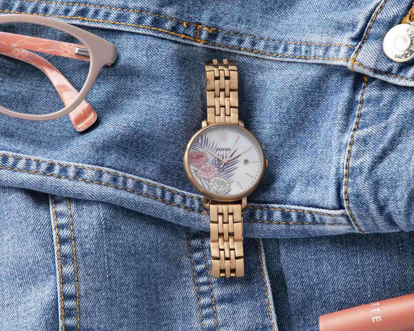 Foto 6 | Reloj Fossil ES5275 Oro Rosa