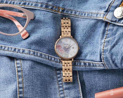 Foto 6 | Reloj Fossil ES5275 Oro Rosa