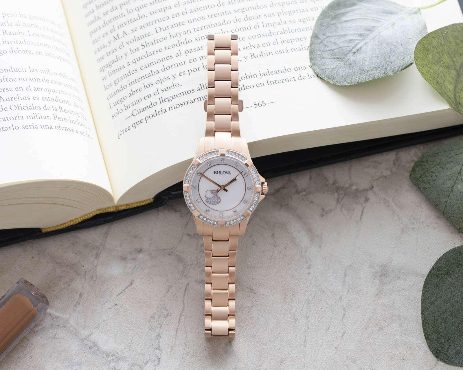 Foto 5 pulgar | Reloj Bulova 98L303 Oro Rosa