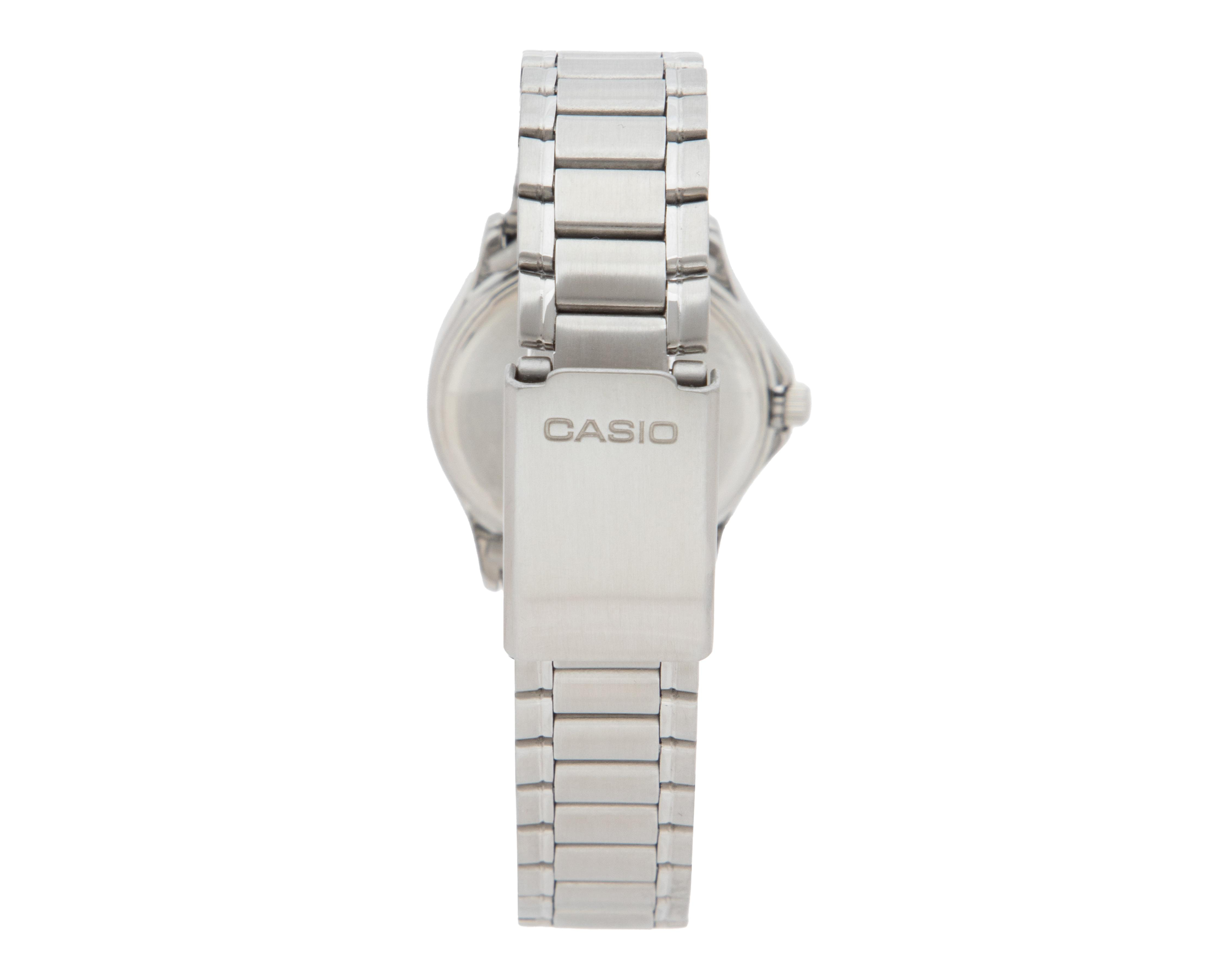 Foto 4 pulgar | Reloj para Mujer Casio LTP-1183AC-7ACF Plata